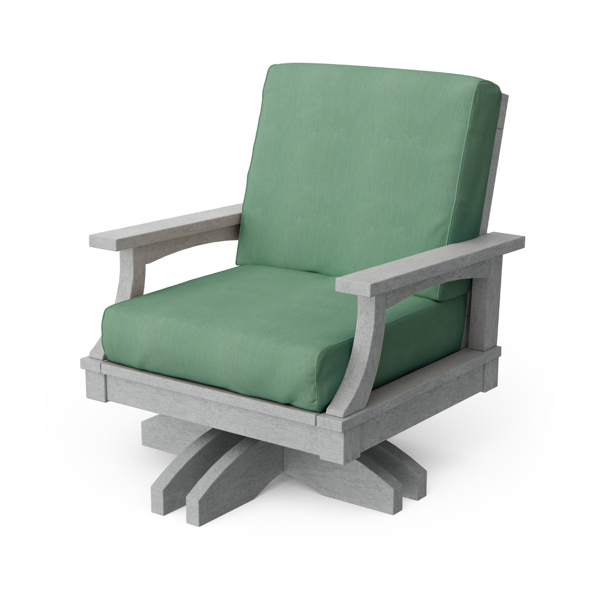 Heritage Deep Seating Swivel Chair - 360° Rotating Patio Lounge Chair with Cushions, Weather-Resistant Outdoor Furniture for Garden, Poolside & Backyard Relaxation
