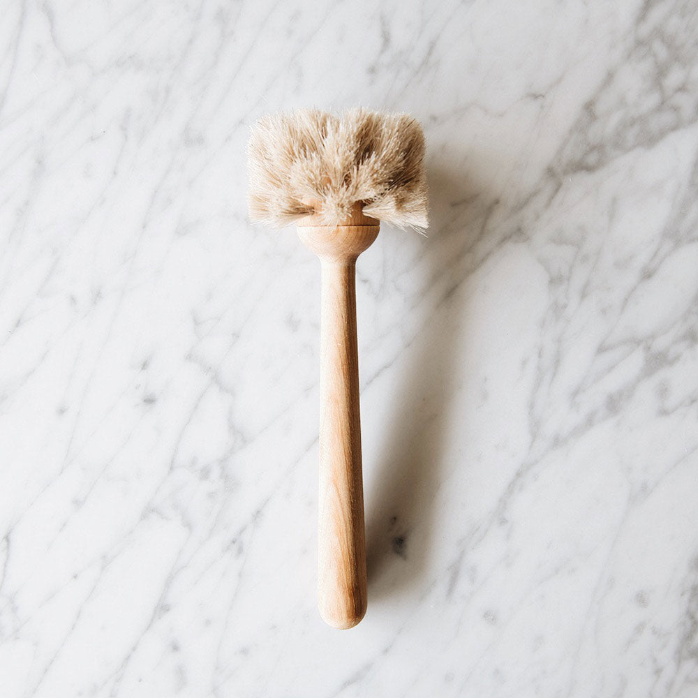 Premium Wooden Handle Glass Cleaning Brush - Durable Window & Mirror Scrubber for Sparkling Clean Surfaces at Home or Office