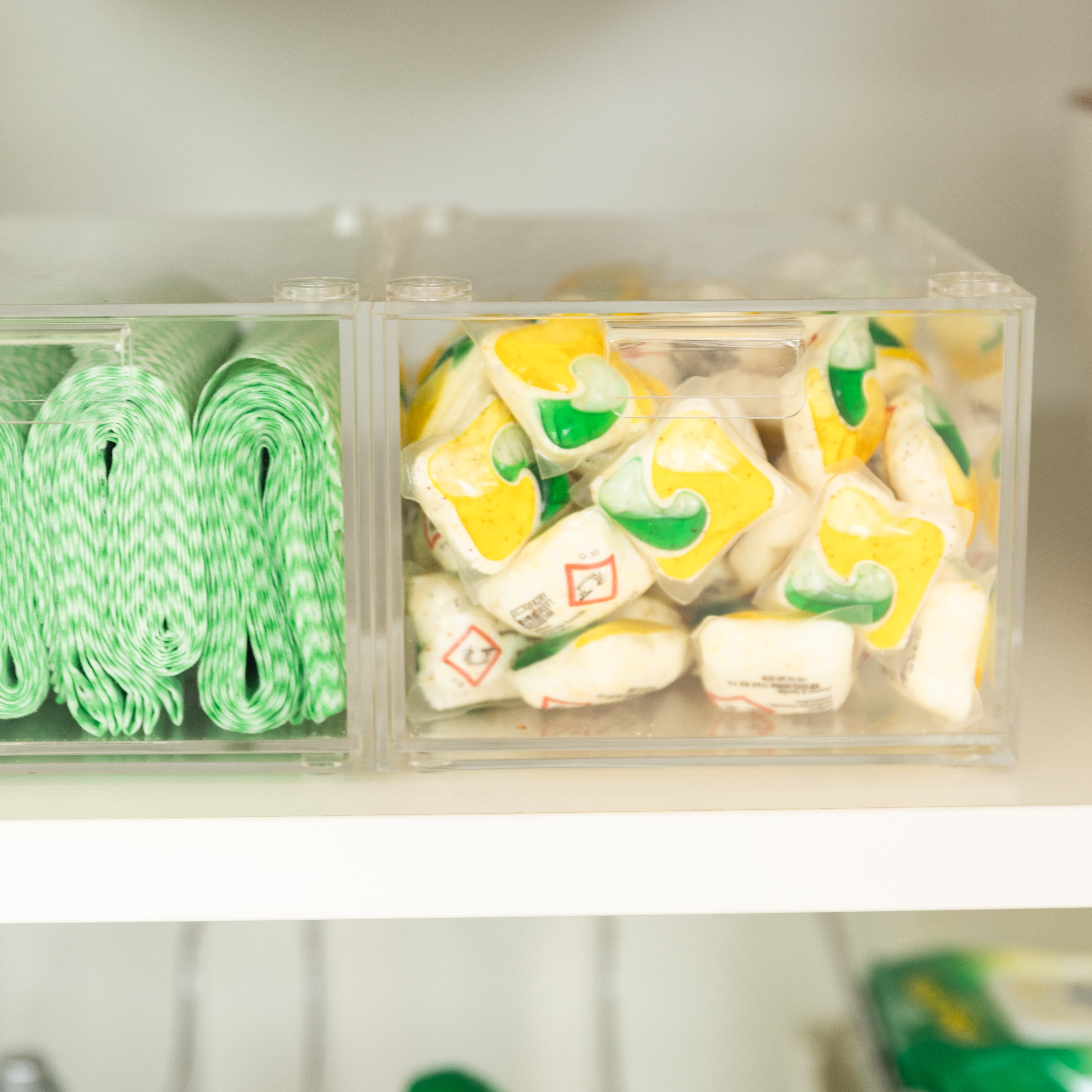 Under Sink Small Pack - Compact Storage Organizer for Kitchen & Bathroom - Perfect for Cleaning Supplies, Sponges & Soap Dispensers