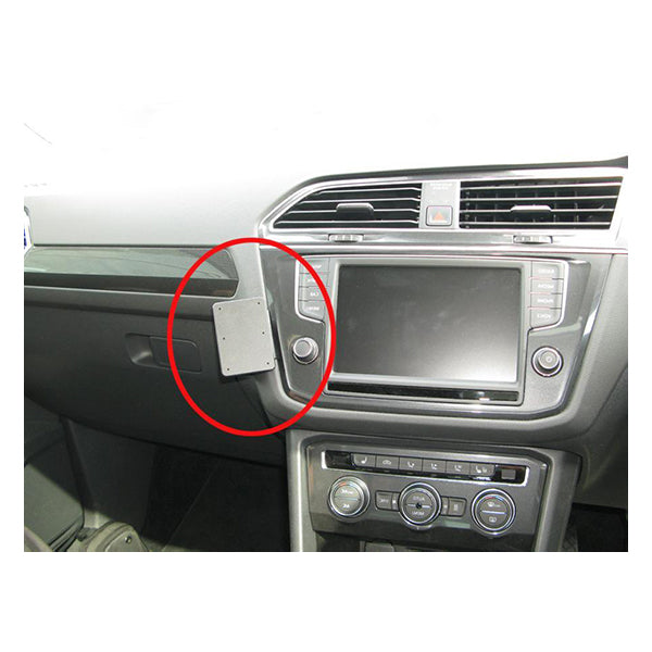 ClicOn No Holes Angled Dash Mount for Volkswagen Tiguan (2017-2024) - Secure Phone Holder for Hands-Free Navigation & Driving Safety