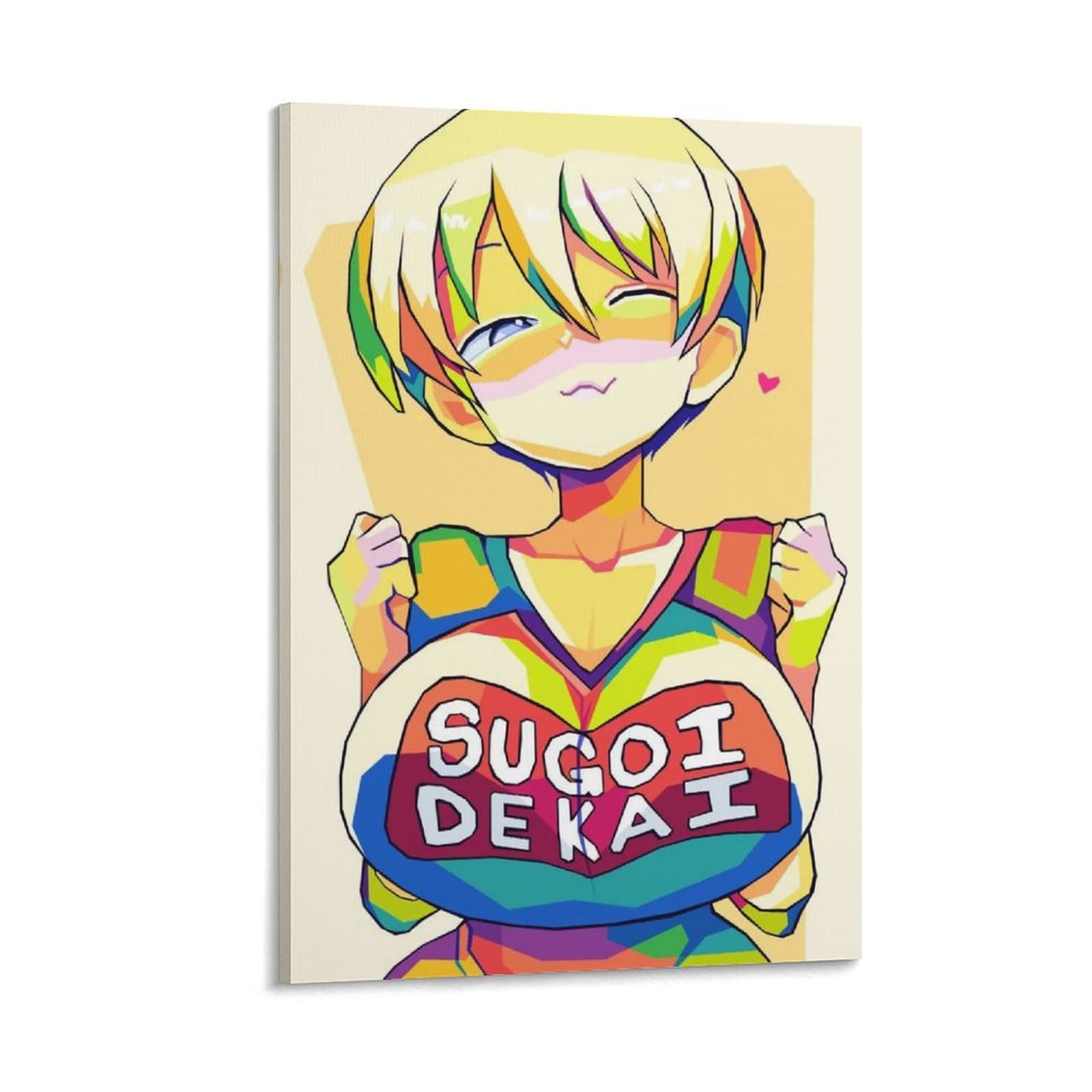 Anime Cute Girl Uzaki Hana Canvas Wall Art Poster - 20x30 inch (50x75cm) Japanese Cartoon Painting for Bedroom, Living Room, Game Room & Office Decor - Perfect Gift for Anime Fans & Kawaii Lovers