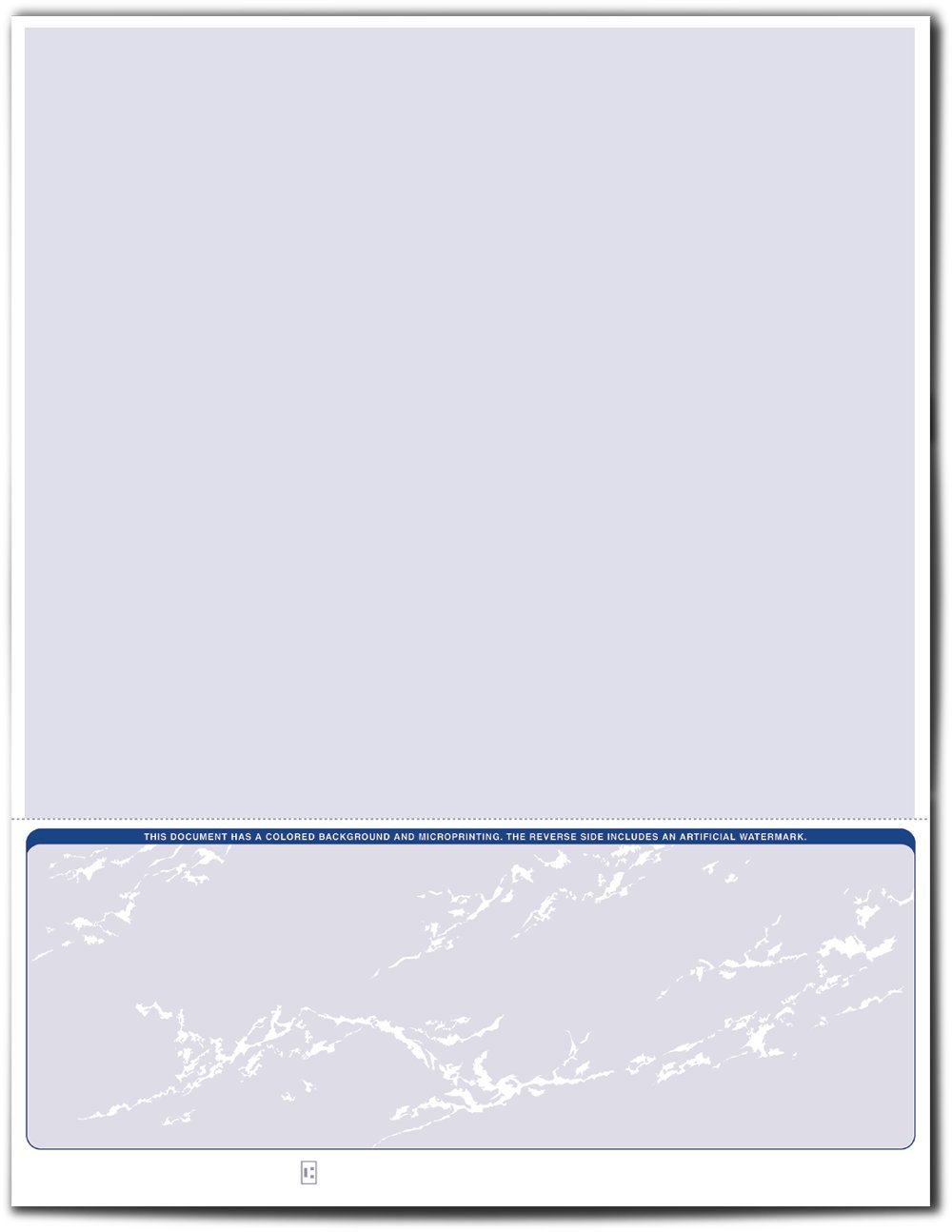 VersaCheck ValueChex 4000 Blank Business Voucher Checks - Blue Prestige #1002 (Bottom Check) for QuickBooks, Peachtree & Accounting Software - Ideal for Small Business Payroll & Vendor Payments