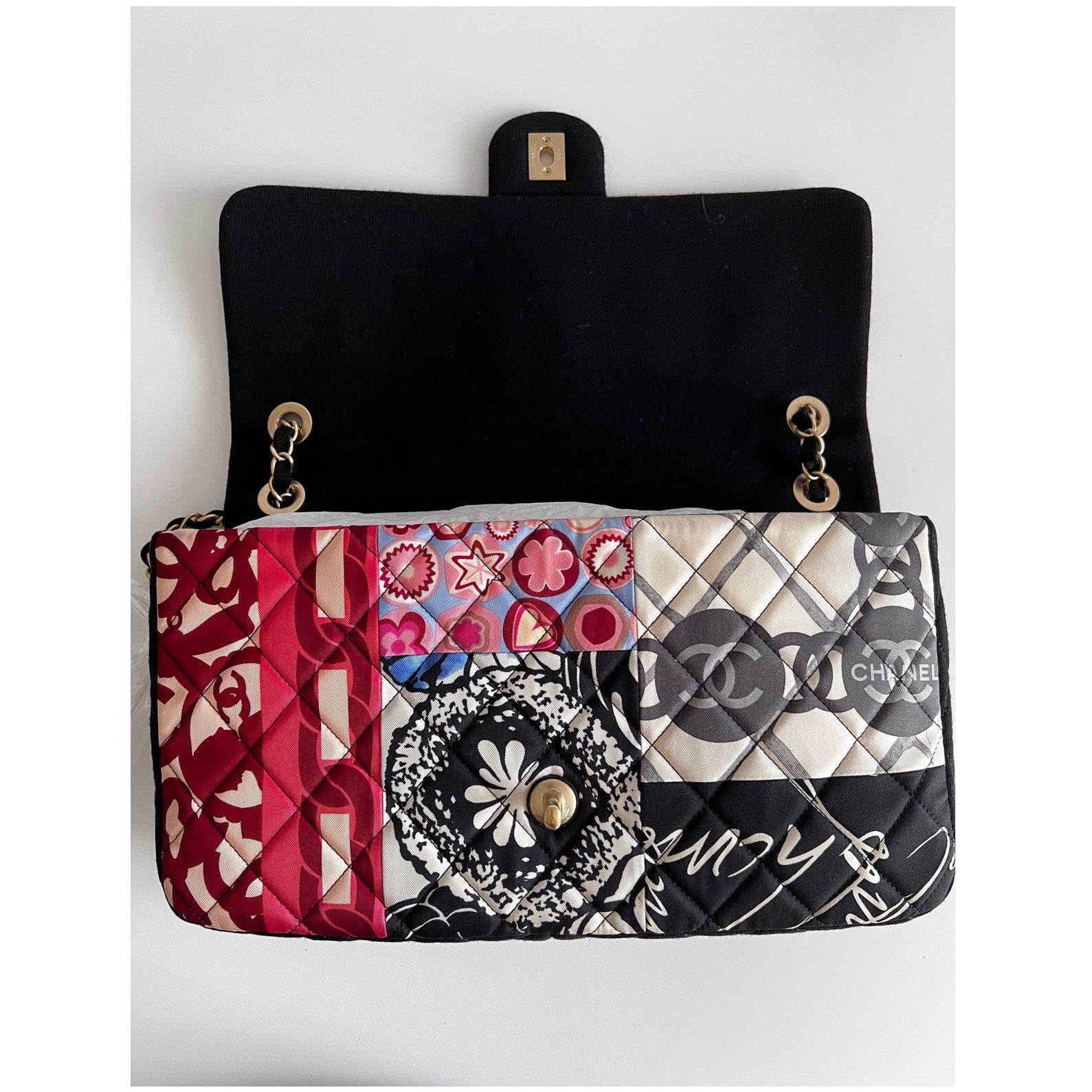 Chanel Quilted Patchwork Classic Flap Bag - Luxury Designer Handbag for Women | Perfect for Parties, Weddings & Special Occasions