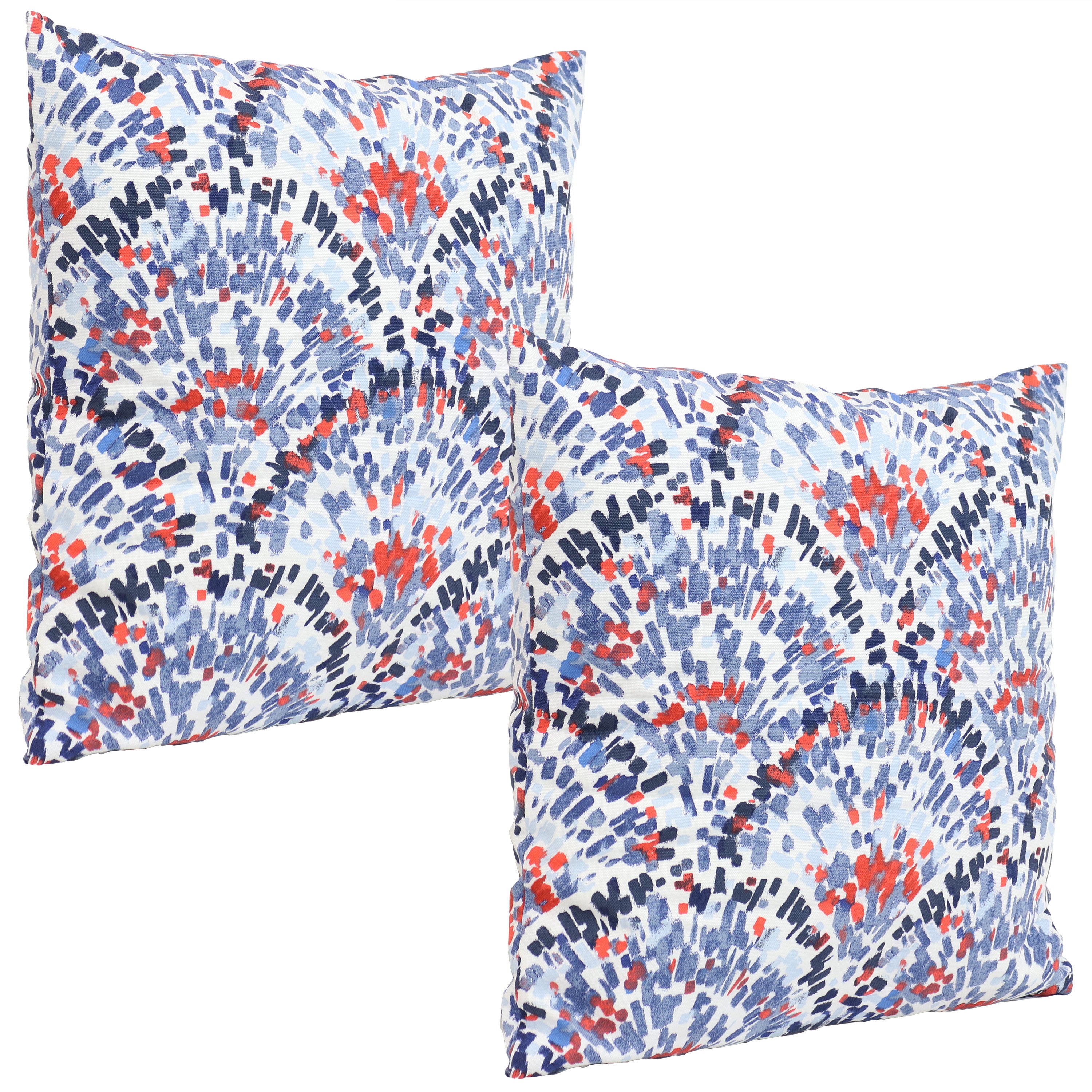 Abstract Red Blue