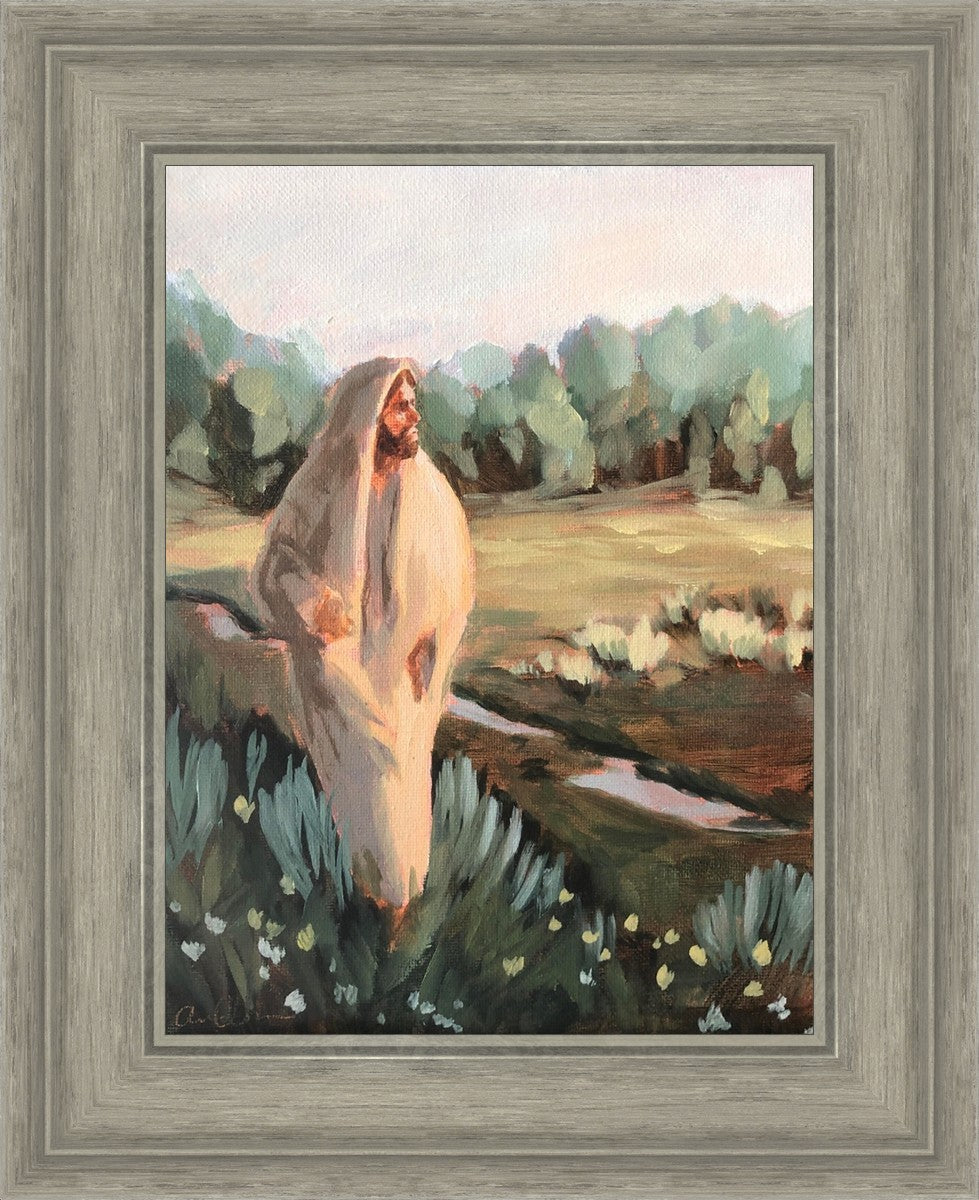 Be Thou Humble by Amber Whitworth - Inspirational Christian Wall Art for Home & Office Decor - Perfect for Living Room, Bedroom, or Gift