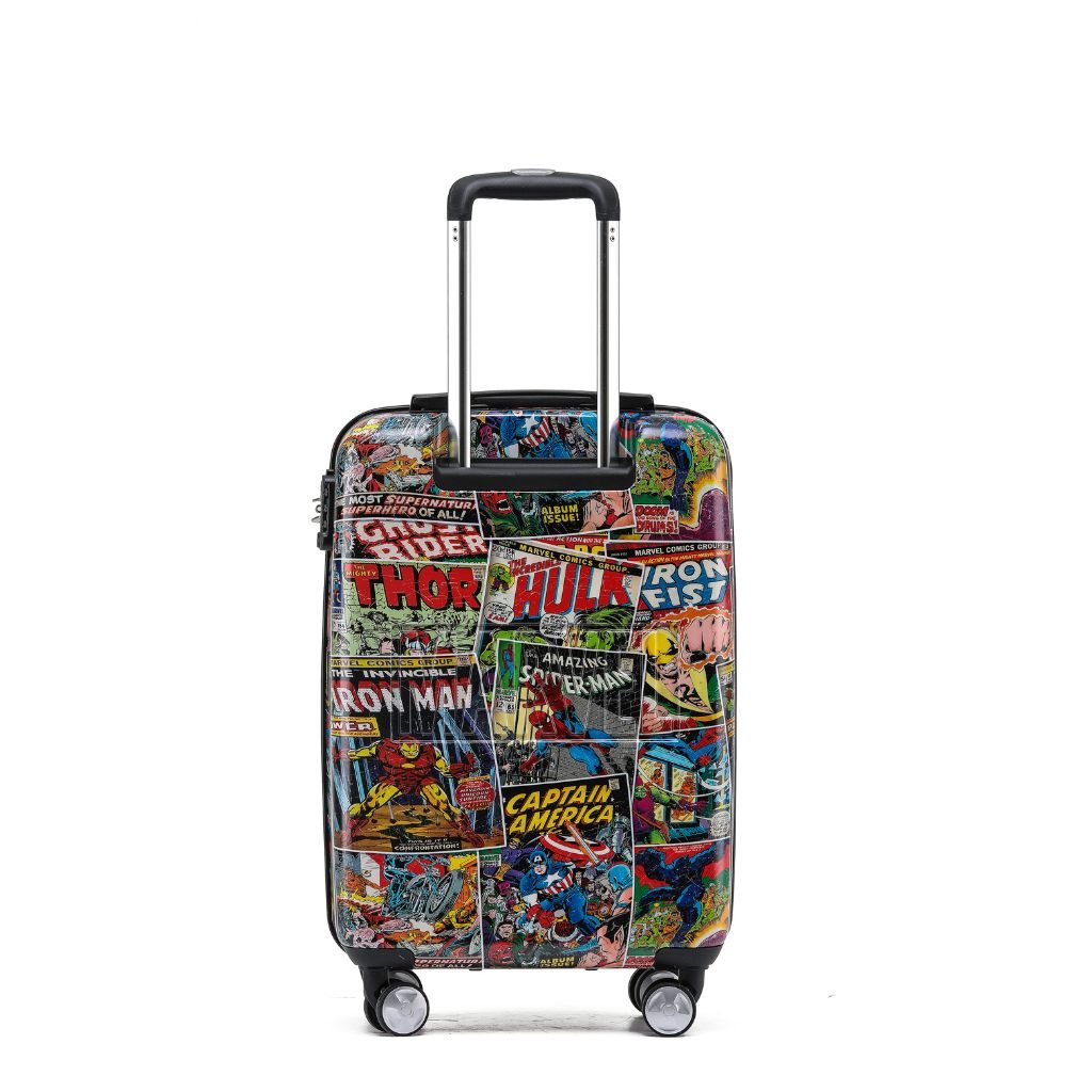 Marvel Comics Hard-Sided Carry-On Suitcase - Lightweight Luggage for Travel, Business Trips & Weekend Getaways