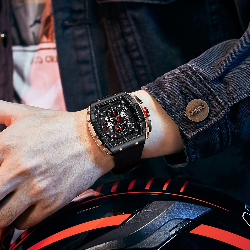 Men's Sport Watch - Waterproof Chronograph with Luminous for Outdoor & Gym