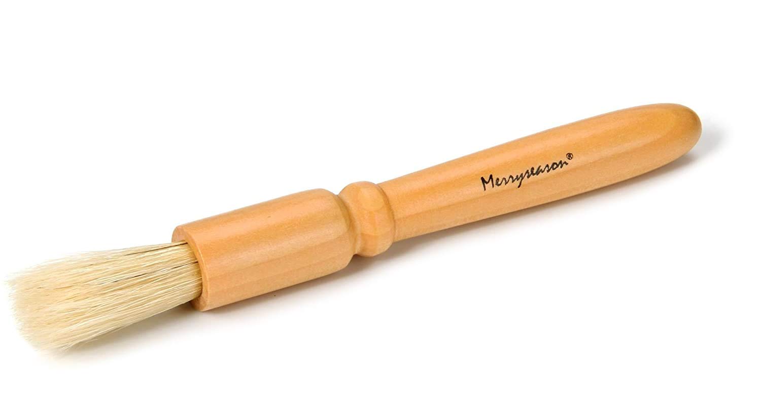 Premium Wooden Coffee Grinder Cleaning Brush with Natural Bristles - Barista-Grade Espresso Accessory for Coffee Beans, Grains & Kitchen Tools - Perfect for Home Baristas & Coffee Enthusiasts (Ideal for Daily Grinder Maintenance & Coffee Station Cleaning)