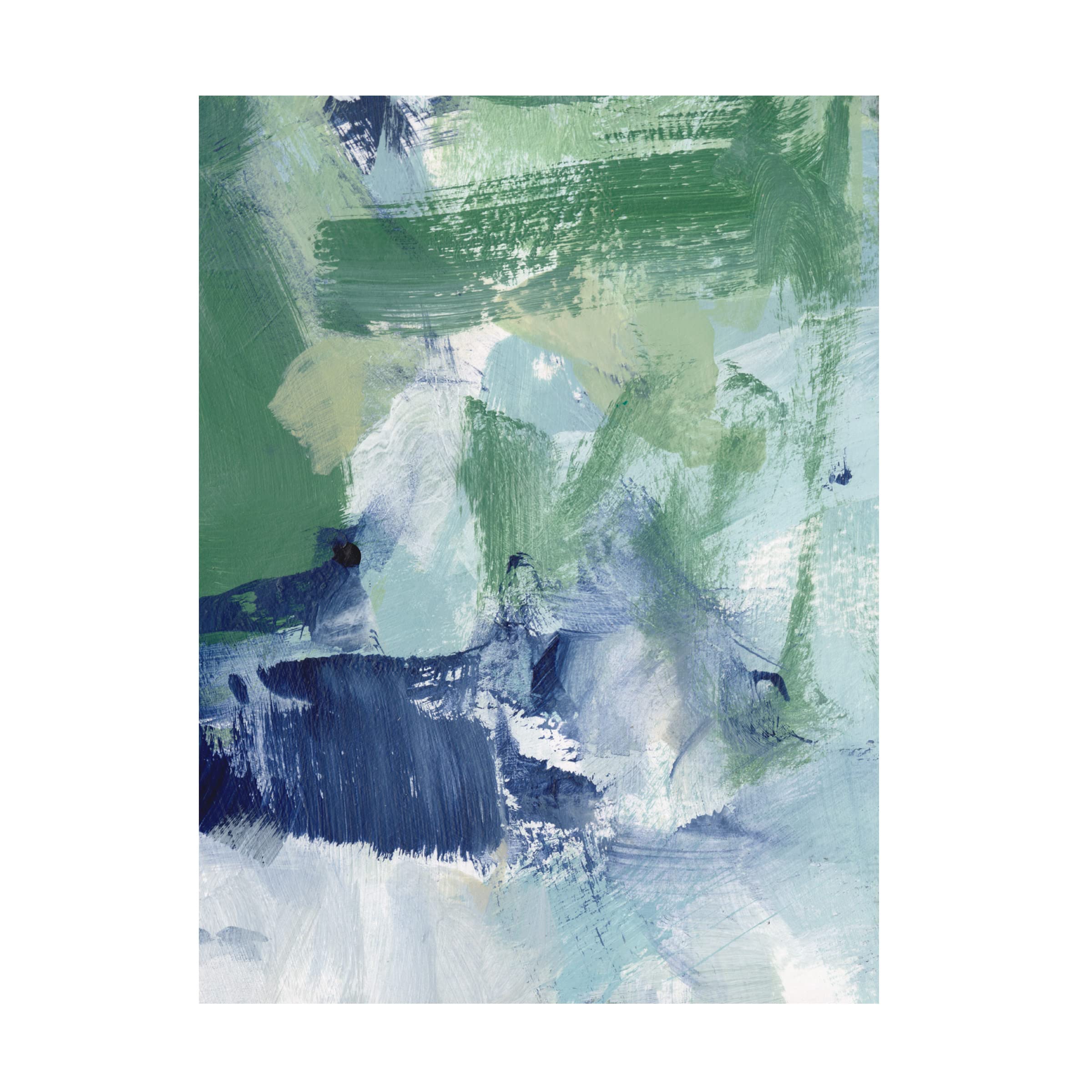 Northern Lights Abstract V Canvas Art Print by Christina Long - 24x32 Inches - Modern Home Decor for Living Room, Bedroom & Office