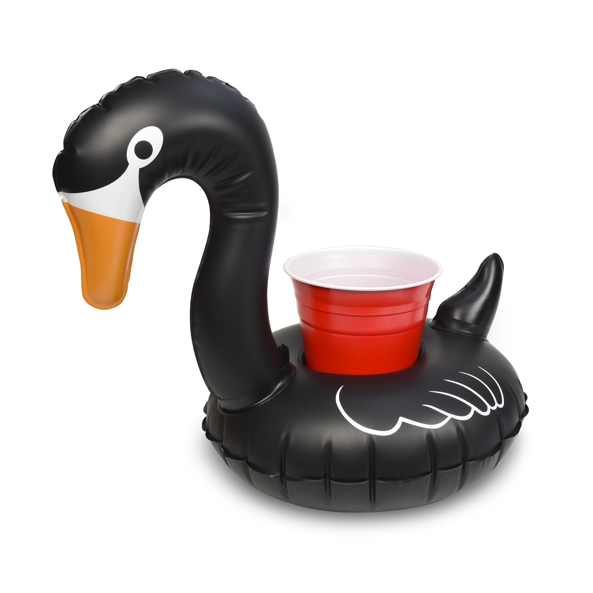 GoFloats Inflatable Pool and Hot Tub Drink Holders (3 Pack) - Unicorn, Flamingo, Palm Tree Designs - Perfect for Summer Parties, Beach Days, and Relaxing by the Pool