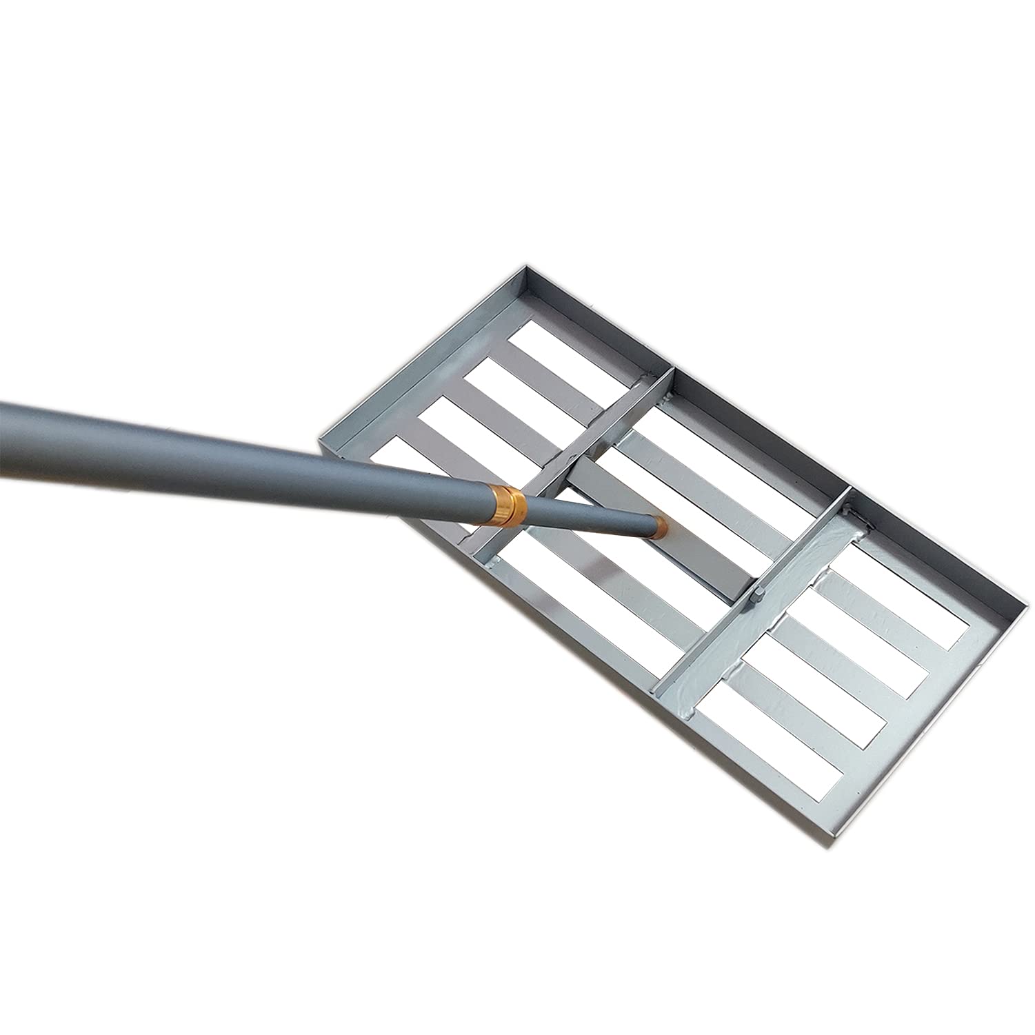 OHKKSD Heavy Duty Lawn Leveling Rake - Stainless Steel Yard Leveler Tool for Golf Courses, Backyards & Gardens | Perfect for Leveling Soil, Dirt & Grass Surfaces | Ideal for Lawn Care, Landscaping & Ground Maintenance