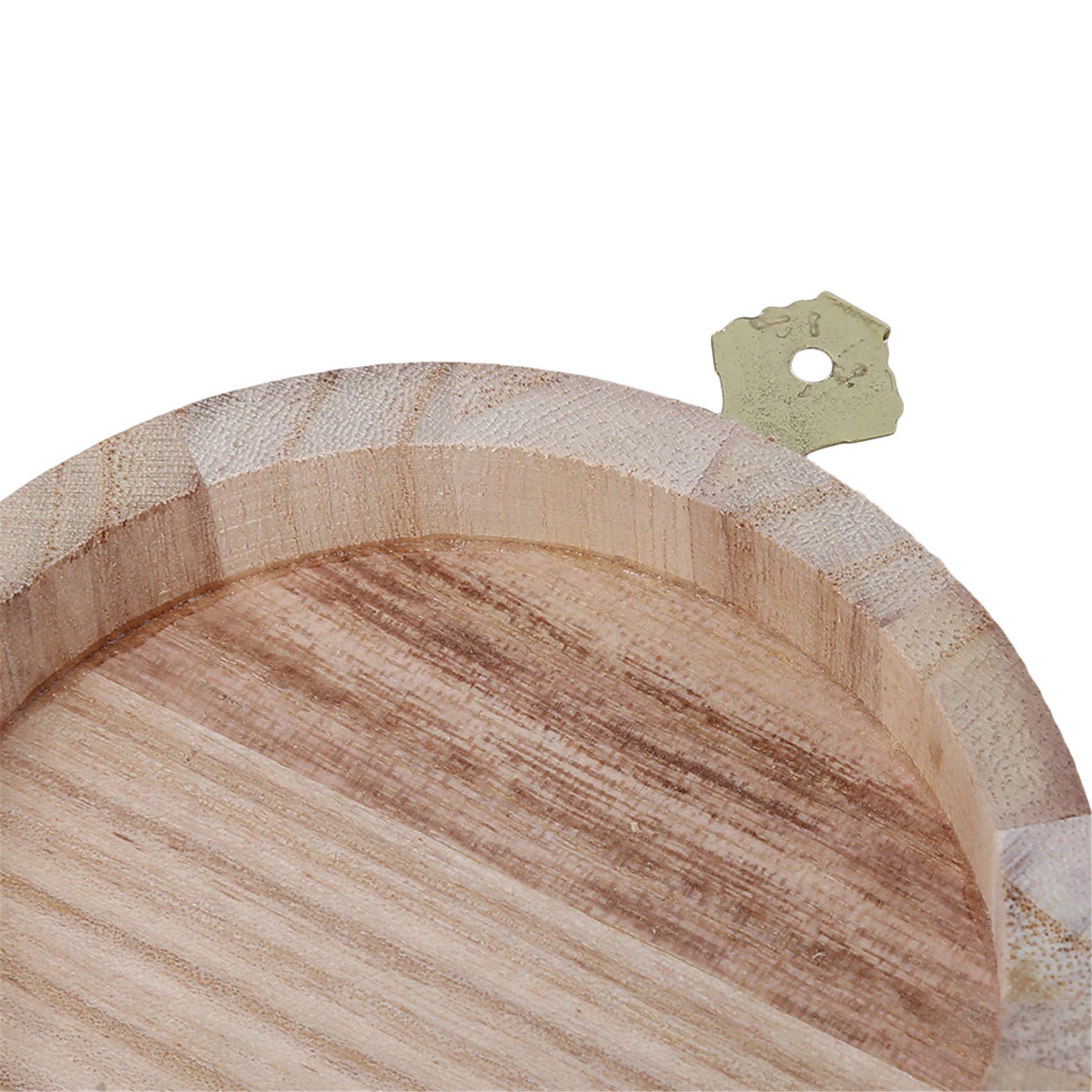 Unfinished Round Wooden Box with Lid - DIY Craft Storage, Home Decor, Jewelry Organizer, Gift Box for Wedding, Birthday & Photo Keepsakes (Natural Wood)