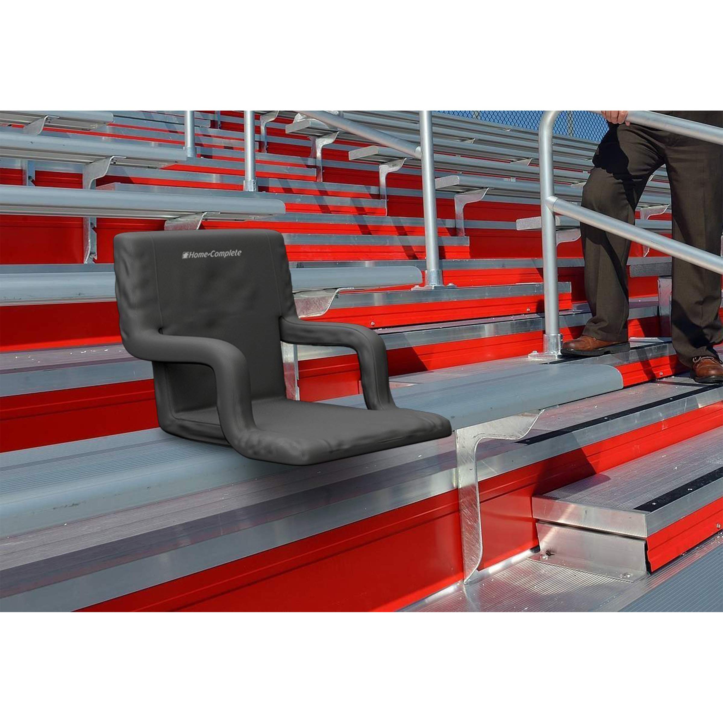 Comfortable Wide Stadium Seat Cushion - Portable Bleacher Chair for Outdoor Sports, Concerts & Events - Perfect for Football, Baseball, Soccer Games & Picnics