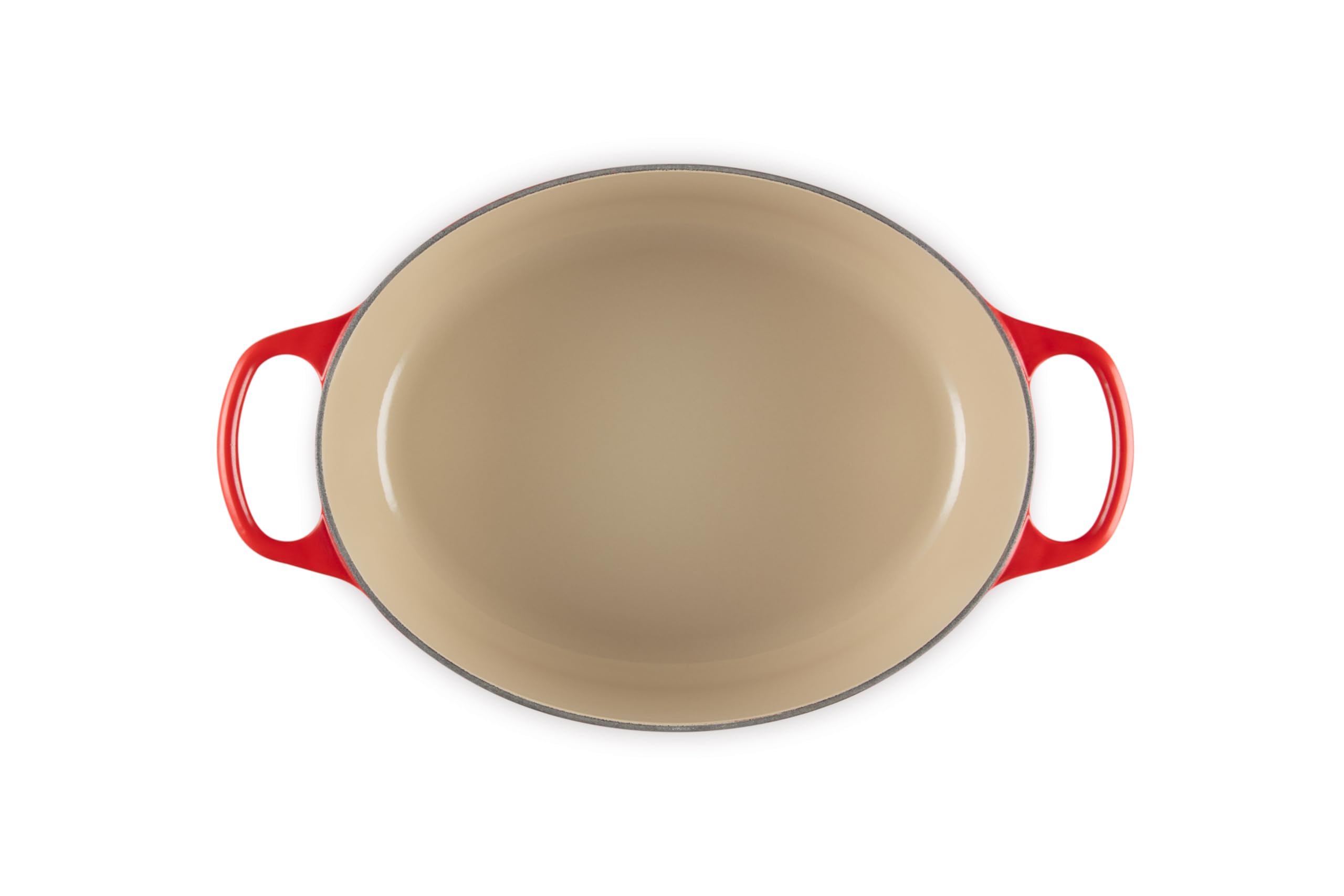 Le Creuset Signature 5-Quart Enameled Cast Iron Oval Dutch Oven - Cerise Red | Premium Cookware for Braising, Stewing & Baking | Perfect for Family Dinners & Holiday Meals