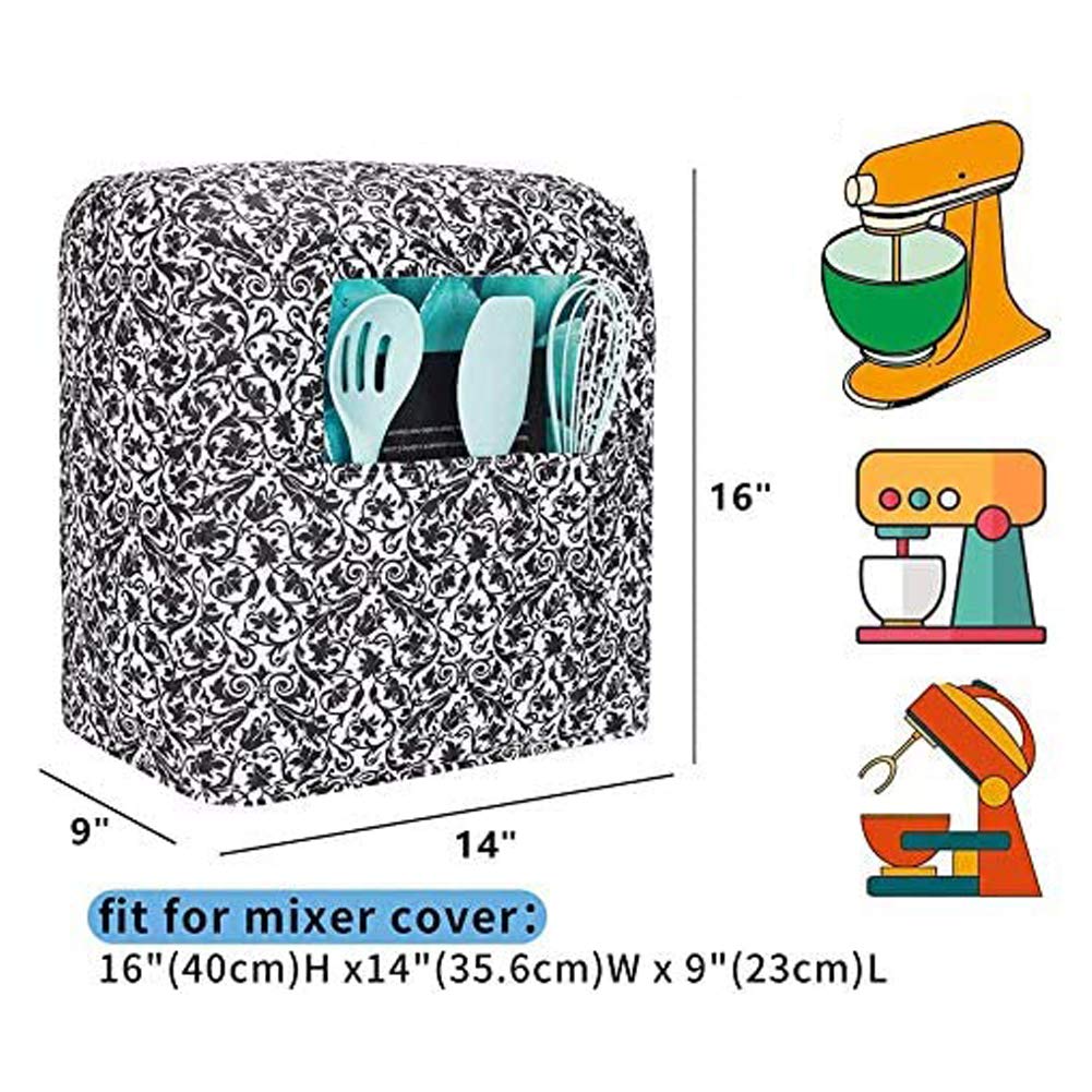 Premium KitchenAid Mixer Cover for 6-8 Quart Stand Mixers | Universal Fit for KitchenAid & Hamilton | Paisley Design | Protects from Dust & Spills | Perfect for Baking, Cooking & Kitchen Storage