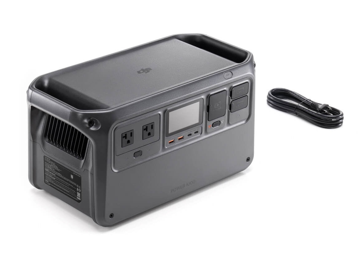 DJI Power 1000 Portable Power Station - 1000W Solar Generator for Camping, RV, Outdoor Adventures & Emergency Backup Power