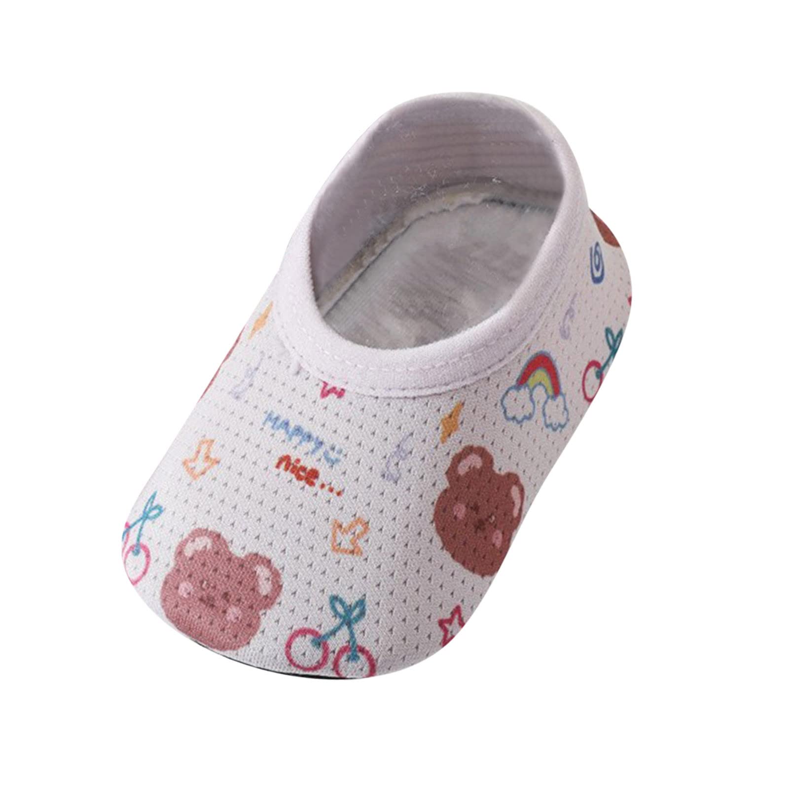 Non-Slip Baby & Kids Floor Socks - Cartoon Anti-Slip Barefoot Aqua Socks for Boys & Girls - Perfect for Indoor Play, Swimming, and Yoga