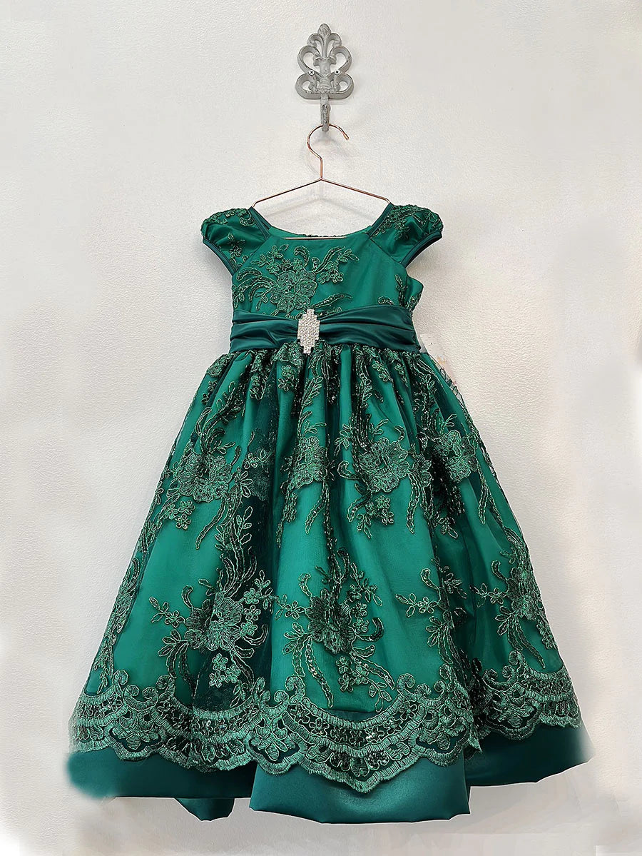 Elegant Party & Flower Girl Dress for Weddings & Special Occasions - Style #191