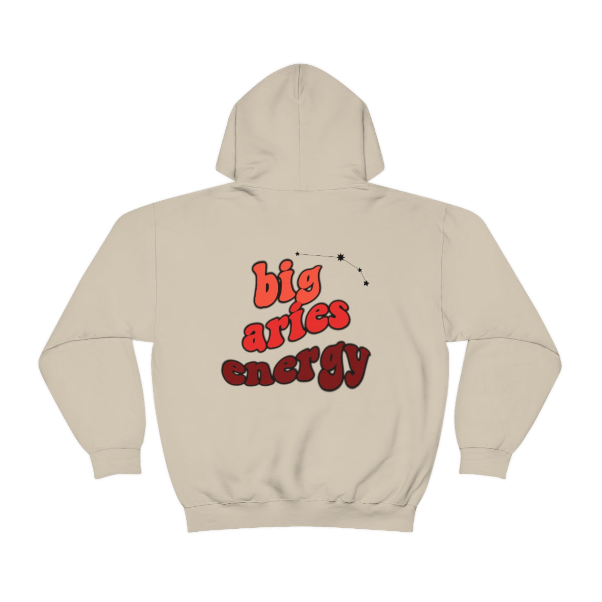 Aries Zodiac Hoodie - Big Aries Energy Sweatshirt for Astrology Lovers | Perfect Christmas Gift for Aries | Cozy Casual Wear for Daily Outfits & Gift Giving