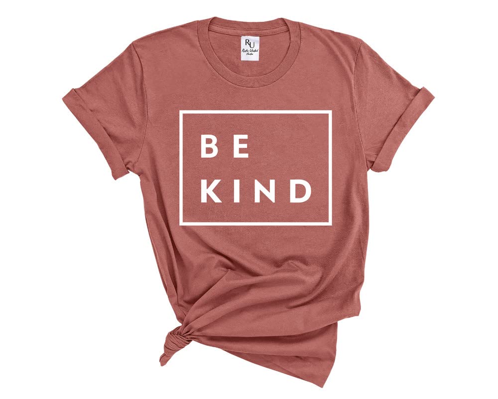Be Kind Women's T-Shirt - Inspirational Graphic Tee with Positive Message, Cute Love Shirt for Women | Casual Wear, Gift Idea, Everyday Outfit