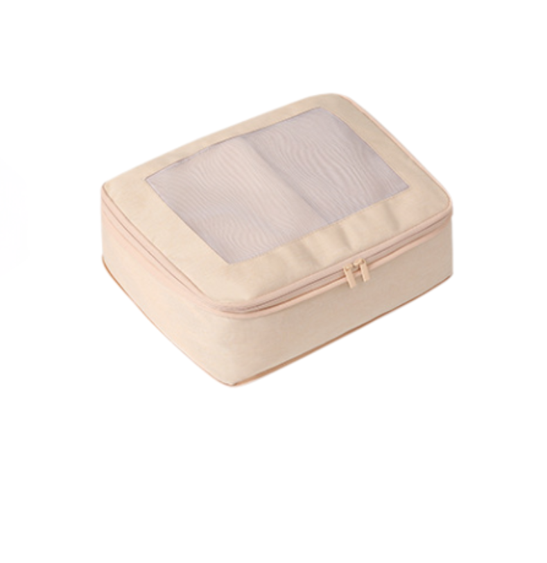 Comfort Travel CC02 Medium Compression Packing Cube - Natural Color | Perfect for Organizing Clothes in Suitcases & Backpacks | Travel Essentials for Business Trips & Vacations