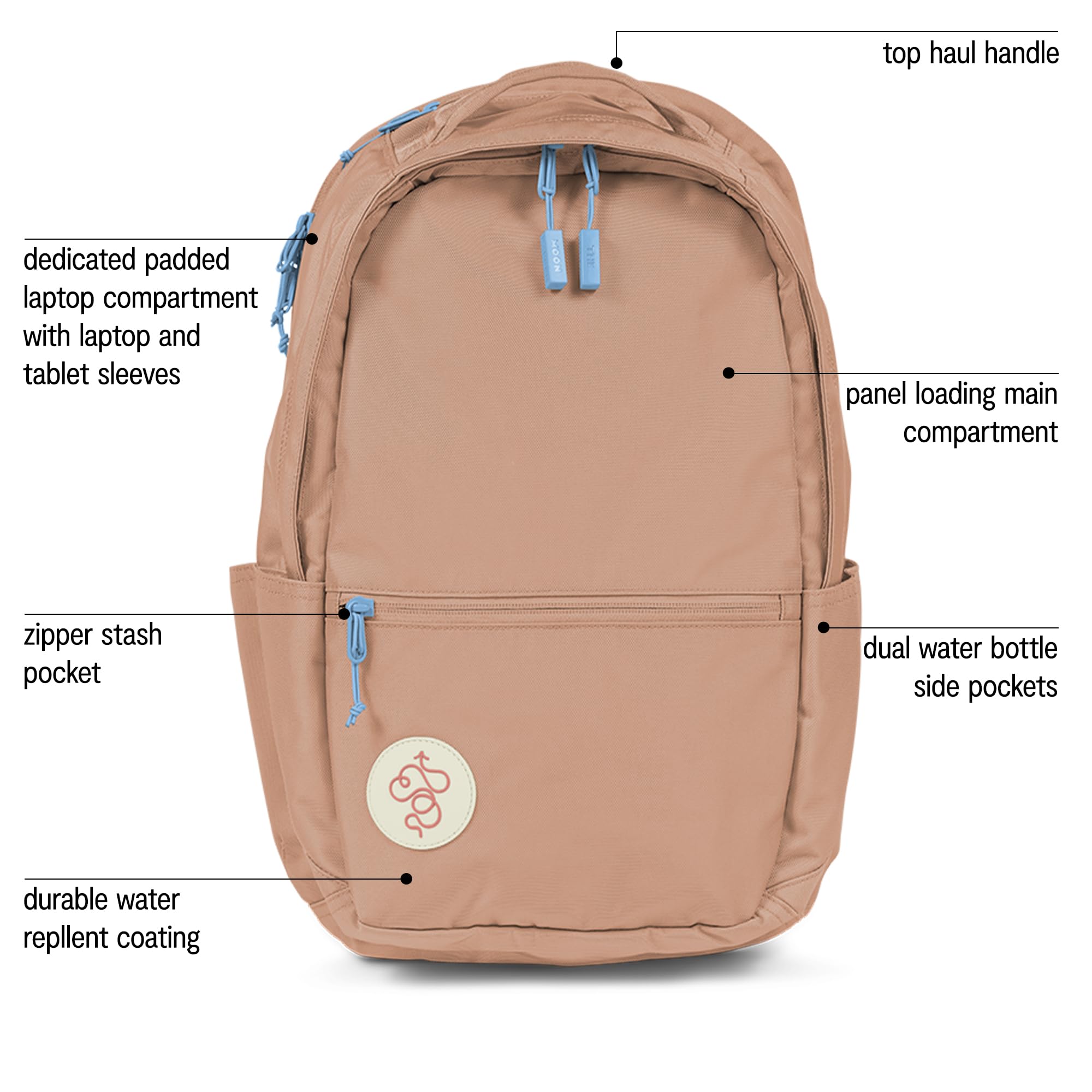 Baboon to the Moon City Backpack - Water-Resistant 16