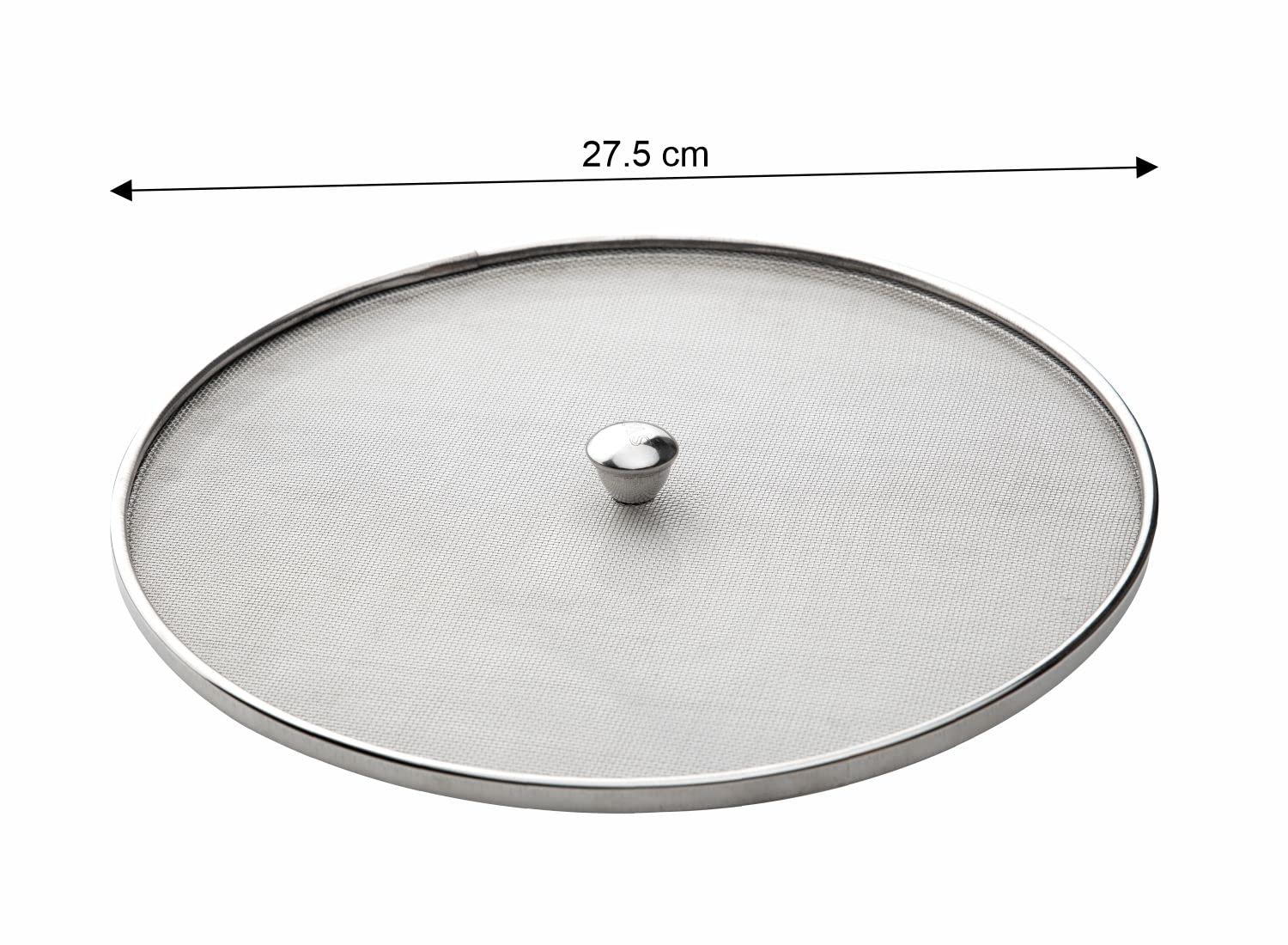 Premium Stainless Steel Mesh Food Cover - 11 Inch Multipurpose Kitchen Tool for Milk, Fruits & Vegetables | Dishwasher Safe, Durable & Hygienic | Ideal for Straining, Draining & Food Protection
