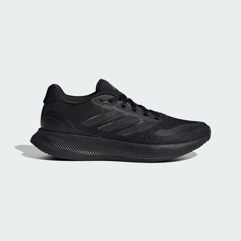 Adidas Women's Runfalcon 5 Triple Black Running Shoes - Lightweight Comfort for Jogging, Gym Workouts & Daily Wear