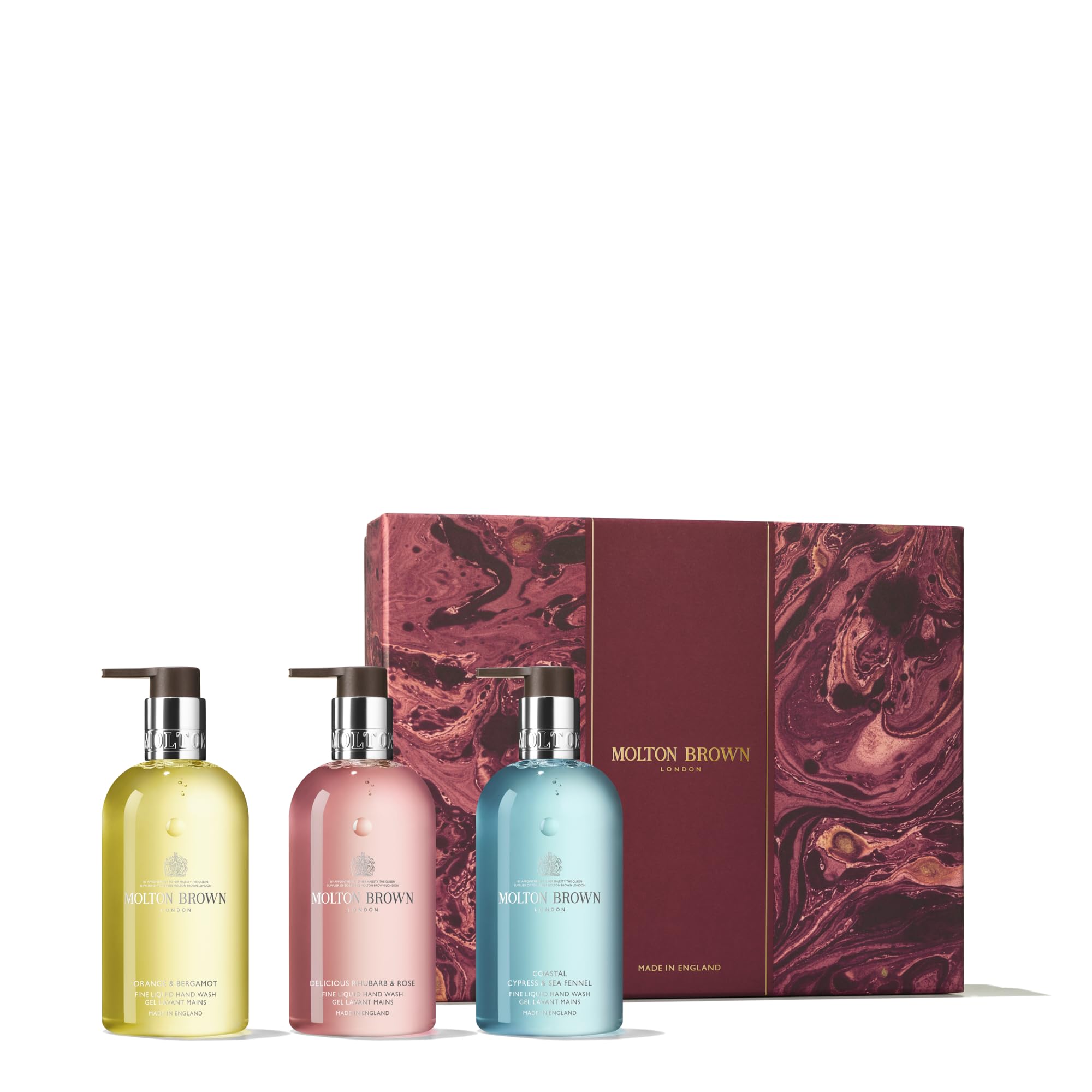 Molton Brown Luxury Hand Care Gift Set - Premium Hand Cream & Lotion Trio for Dry Skin - Perfect for Holidays, Birthdays & Self-Care Pampering
