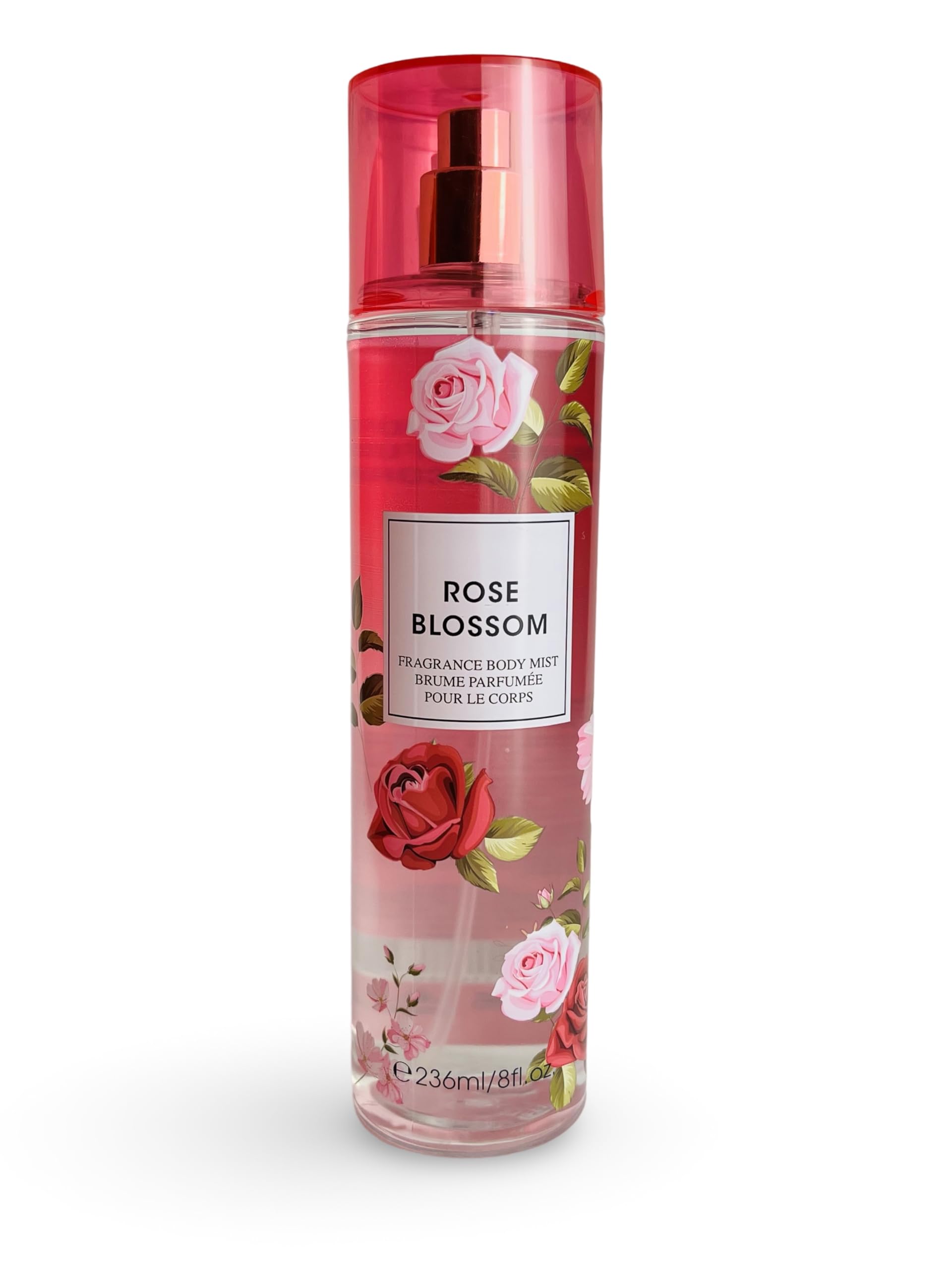 Rose Blossom Fragrance Body Mist for Women - 8 Fl Oz Long-Lasting Perfume Spray - Floral Scent for Daily Use, Date Night & Special Occasions