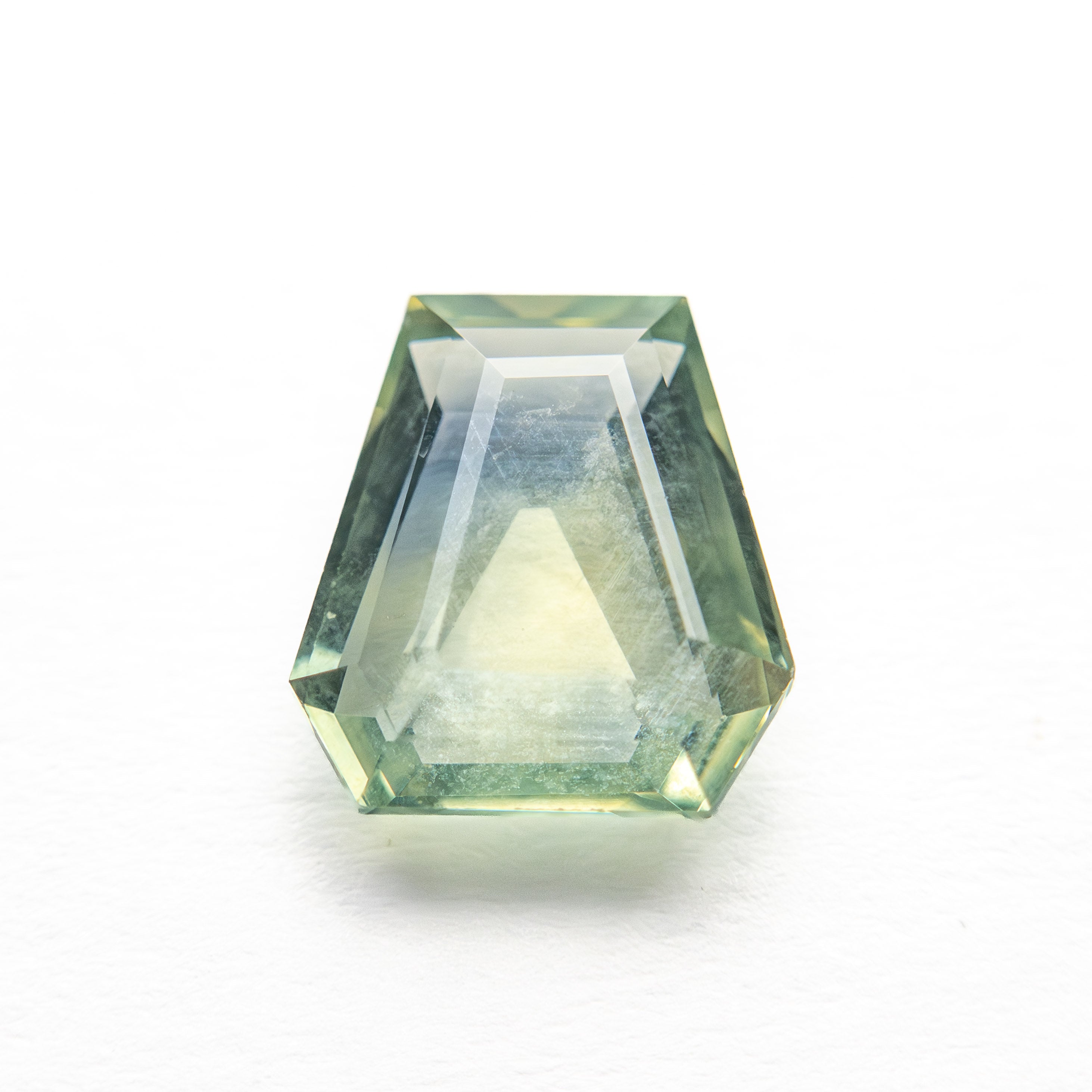 1.93ct Natural Blue Coffin Portrait Cut Sapphire Gemstone (8.06x7.32x3.11mm) - Perfect for Custom Jewelry, Engagement Rings & Unique Gifts