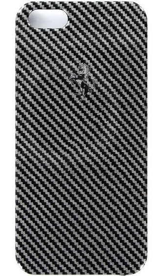 Ferrari Hard Case Full Carbon for iPhone 5/5S - Premium Protective Cover for Travel, Work & Daily Use