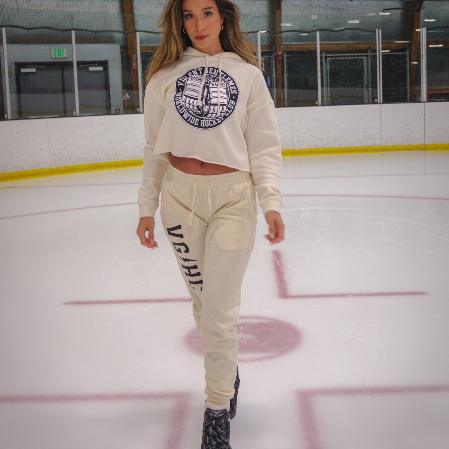 Warrior Women's Crop Hoodie - Soft Fleece Pullover Sweatshirt for Yoga, Gym & Casual Wear | Trendy Streetwear Fashion