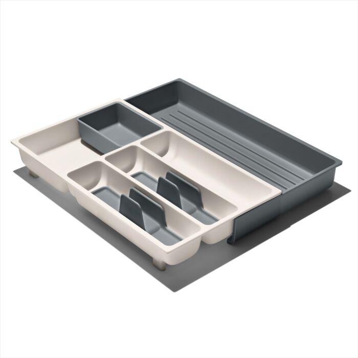 Expandable Kitchen Utensil Drawer Organizer - Adjustable Drawer Divider for Spoons, Forks & Knives - Perfect for Kitchen, Office & Dorm Organization