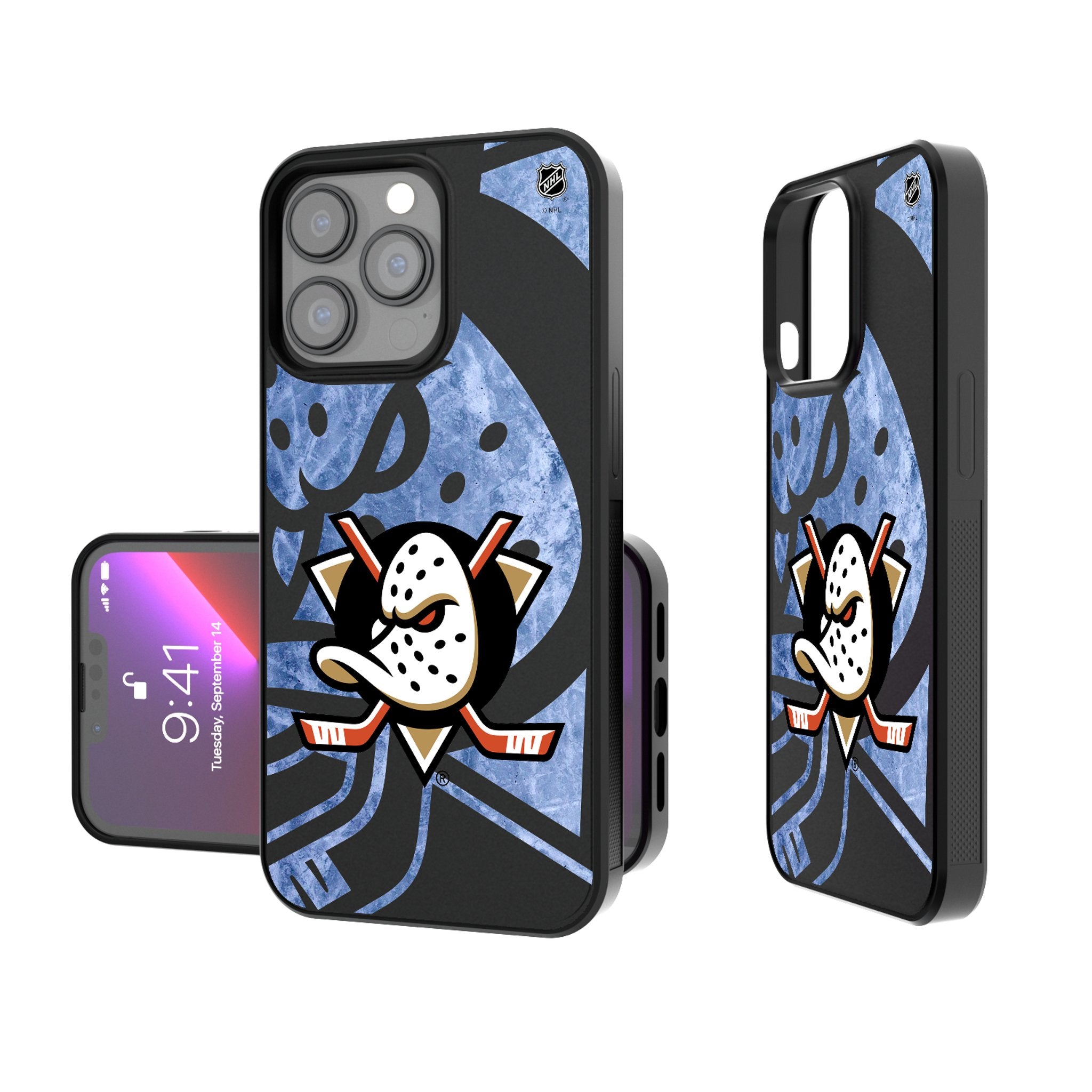 Anaheim Ducks NHL Hockey Team Ice Tilt Bump Protective Phone Case - Durable Shockproof Cover for iPhone & Samsung - Perfect for Hockey Fans & Game Days