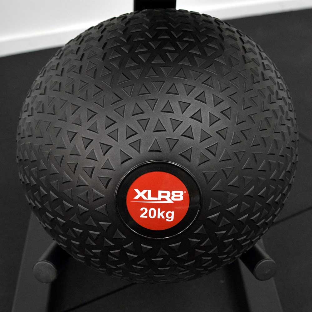 XLR8 Mixed Medicine Ball Studio Set - 5lb to 20lb Weighted Exercise Balls for CrossFit, HIIT, Strength Training & Home Gym Workouts - Perfect for Fitness, Yoga, and Functional Training