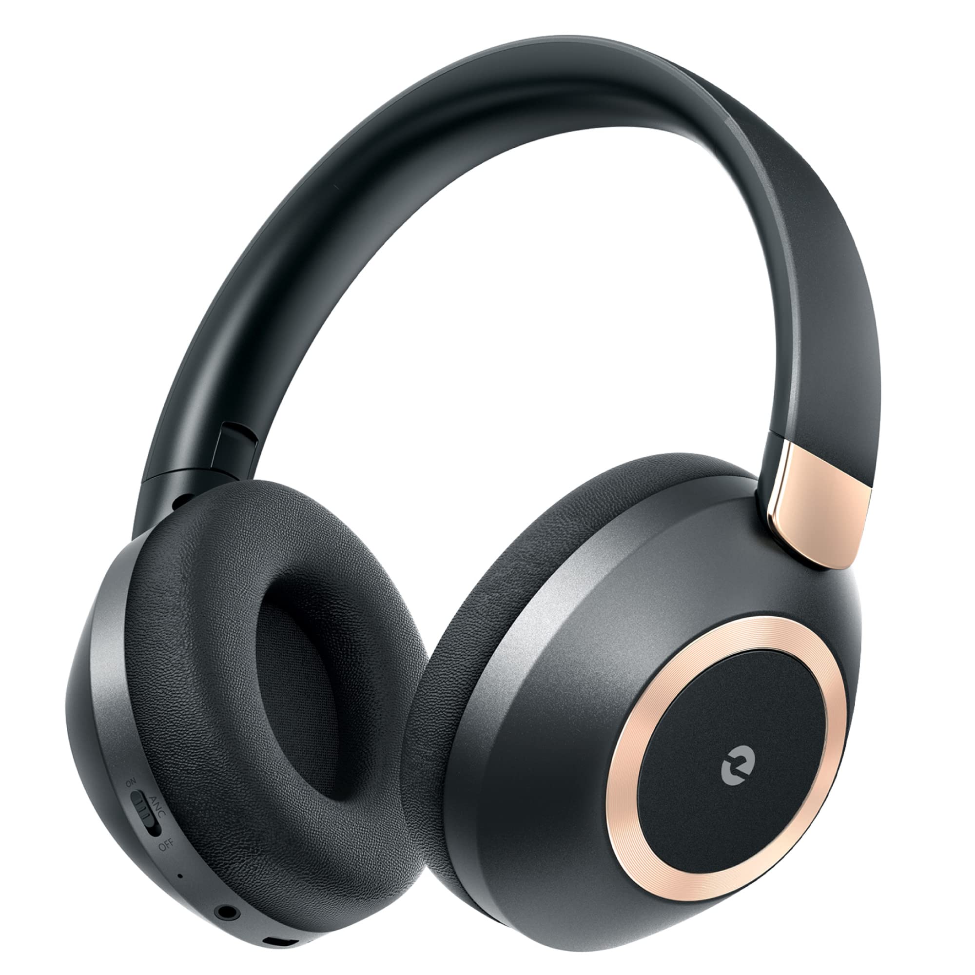 Premium Active Noise Cancelling Wireless Headphones - 100H Playtime Bluetooth Over-Ear Headset with Built-in Mic | Perfect for Travel, Home Office, Calls, Music & Online Meetings (Comfortable for Long Wear)