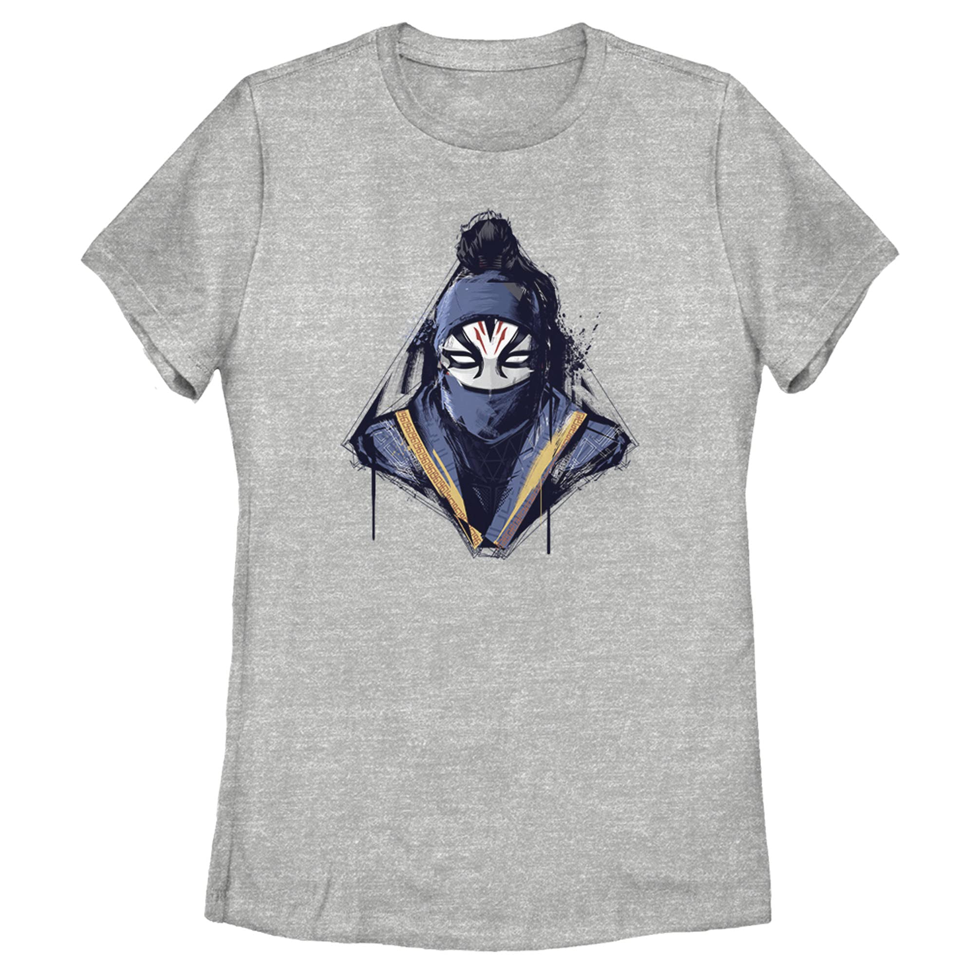 Women's Shang-Chi and The Legend of The Ten Rings Death Dealer Sketch Graphic T-Shirt | Marvel Movie Merchandise | Casual Wear & Cosplay Outfit