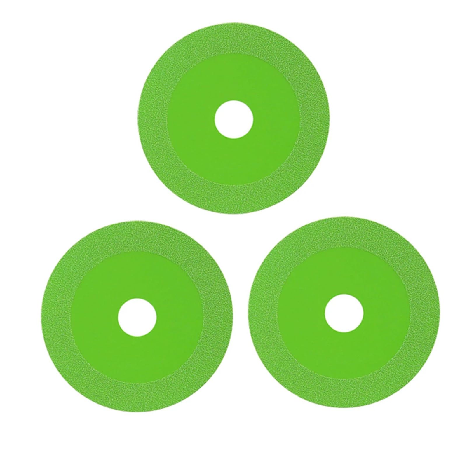 4 Inch Green Diamond Glass Cutting Disc for Angle Grinder - 3 Pack Ceramic Tile, Glass, Jade, Wine Bottle & Crystal Cutting Wheel - Perfect for DIY Projects, Home Renovation & Craft Work