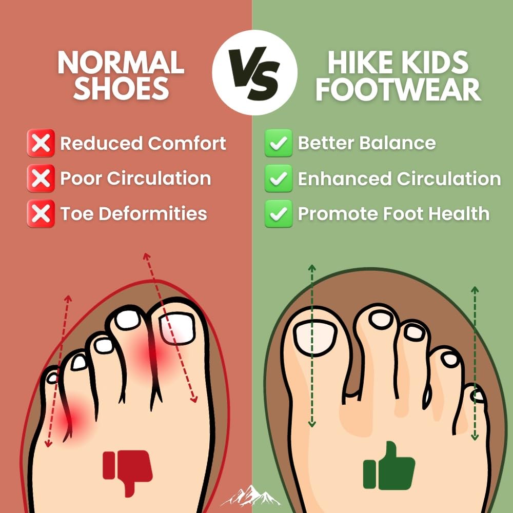Waterproof Barefoot Winter Shoes for Kids - Lightweight & Flexible Hiking Boots for Outdoor Adventures - Perfect for Snow, Trail Running & Cold Weather Play