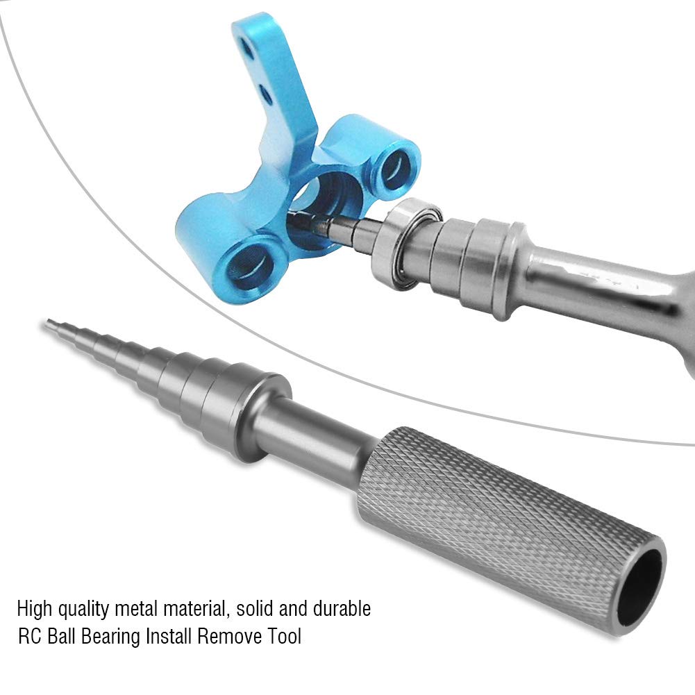 Best Ball Bearing Remover Tool Kit - Professional Bearing Extractor Puller & Driver Installer for RC Cars, Models & DIY Projects - Perfect for RC Maintenance, Repair and Hobbyist Tool Kits