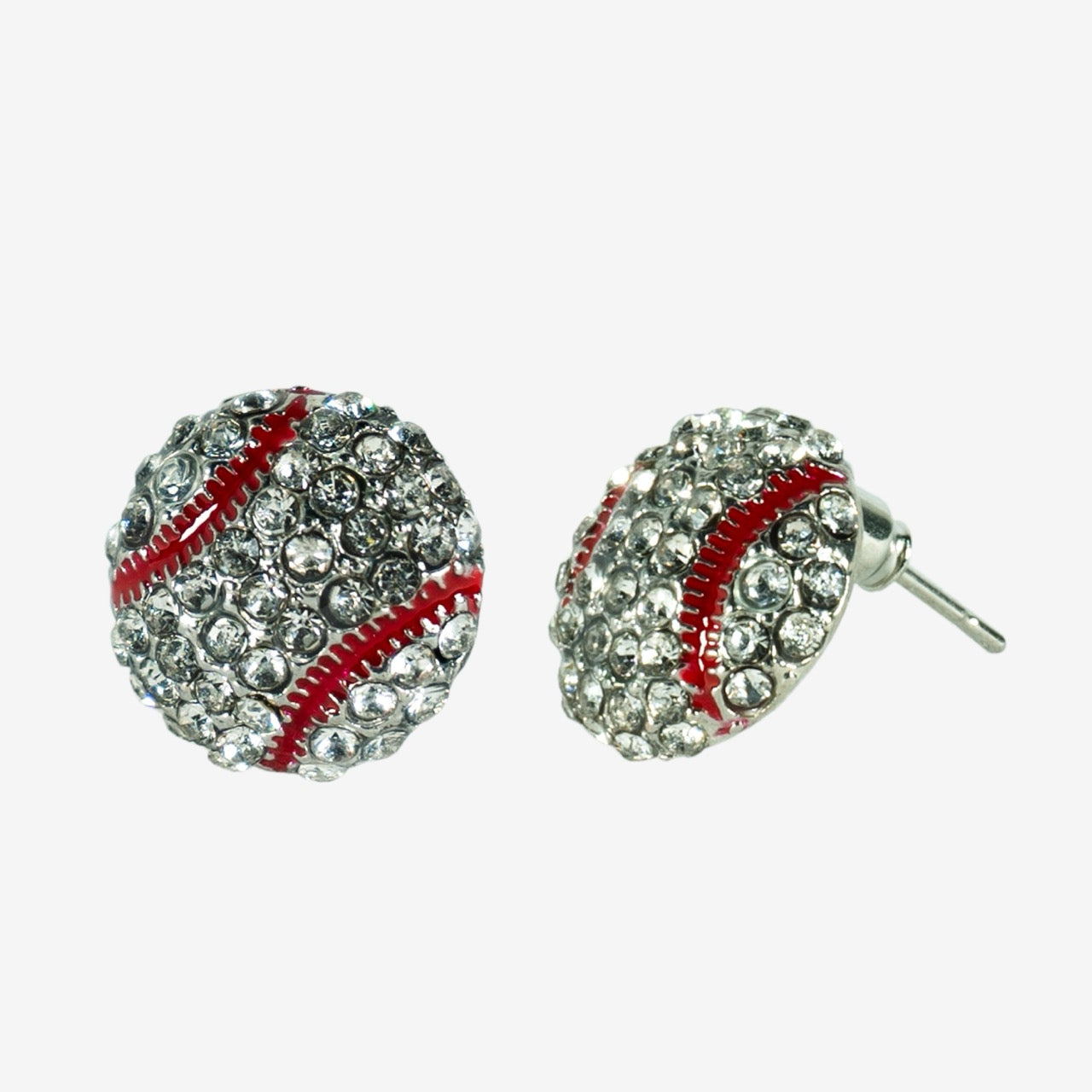 DIJE CON ARETES I LOVE BASEBALL - Stylish Baseball Earrings for Women, Trendy Sports Jewelry Gift for Baseball Fans, Perfect for Games, Parties & Everyday Wear