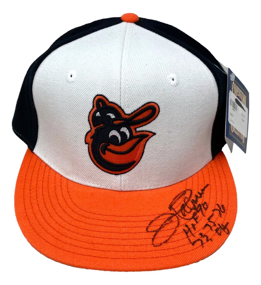 Jim Palmer Autographed Baltimore Orioles Mitchell & Ness Cooperstown Collection Baseball Hat with 2 Inscriptions - Perfect for MLB Memorabilia Collectors and Baseball Fans Display