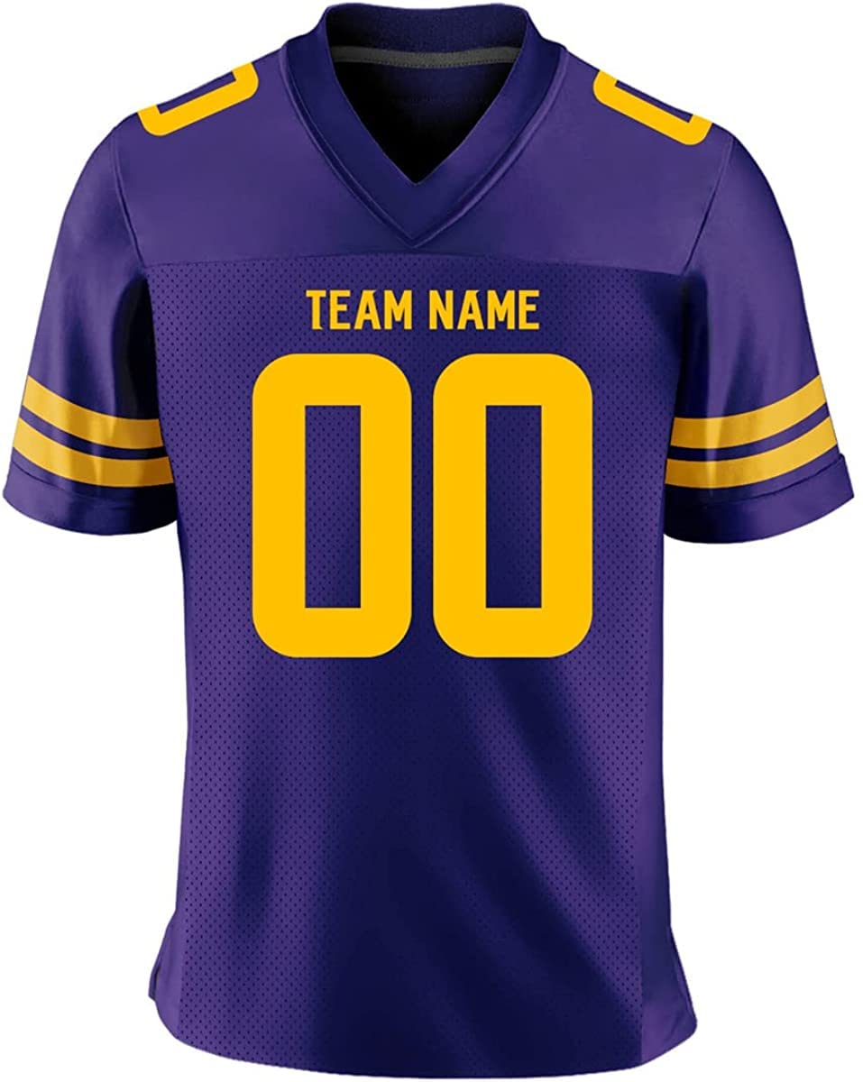 Custom Football Jerseys - Personalized Printed & Stitched Name & Numbers for Men, Women & Youth | Team Sports, Fan Gear & Game Day Outfits