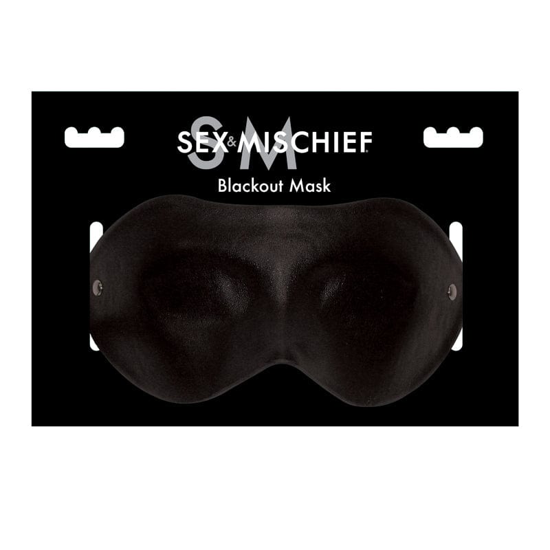 Blackout Sleep Mask for Men & Women - SS S&M Soft Blindfold for Better Sleep, Travel & Relaxation - Light Blocking Eye Cover for Nighttime, Napping & Meditation