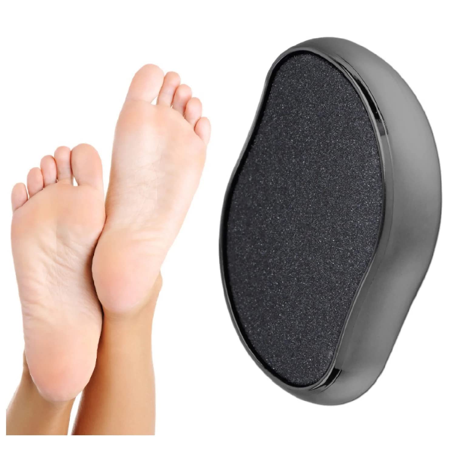 Niralasa Nano Glass Foot Grinding Stone - Exfoliating Callus Remover for Cracked Heels & Dead Skin | Perfect for Pedicures & At-Home Foot Care
