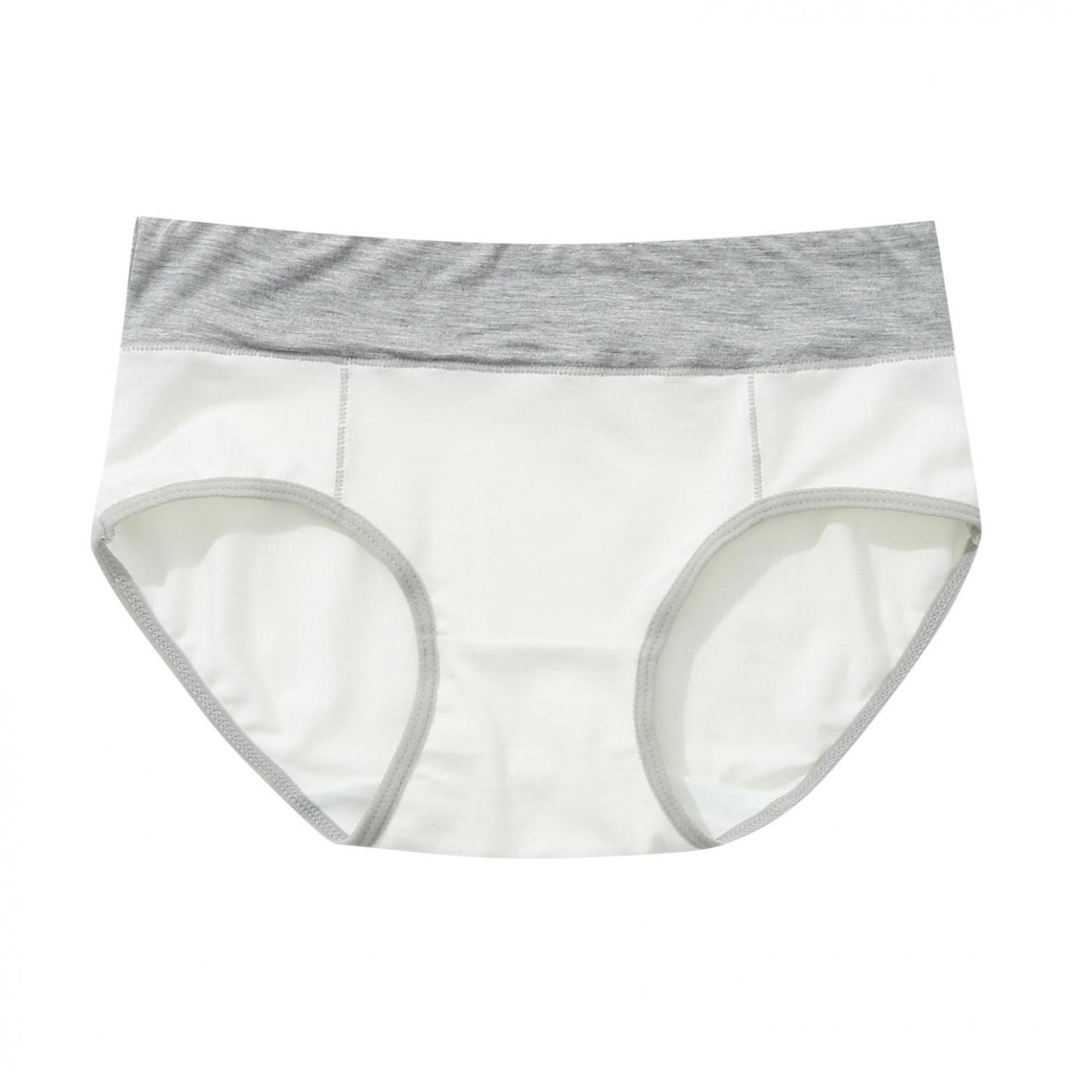 5 Pack Women's High Waisted Cotton Underwear - Full Coverage Seamless Bikini Panties Multipack - Soft Breathable Everyday Wear for Work, Yoga & Lounge