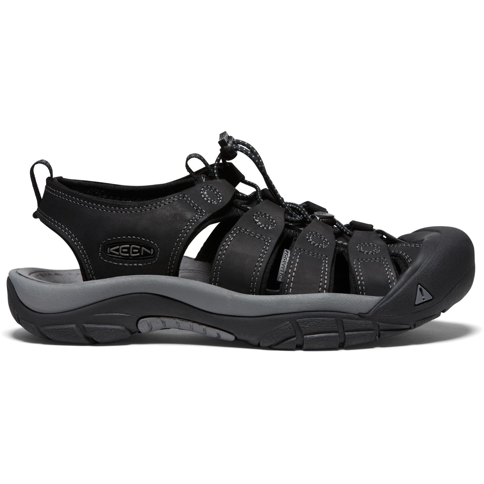 KEEN Men's Newport Closed Toe Water Sandals - Durable Leather, Comfortable for Hiking, Beach & Outdoor Adventures