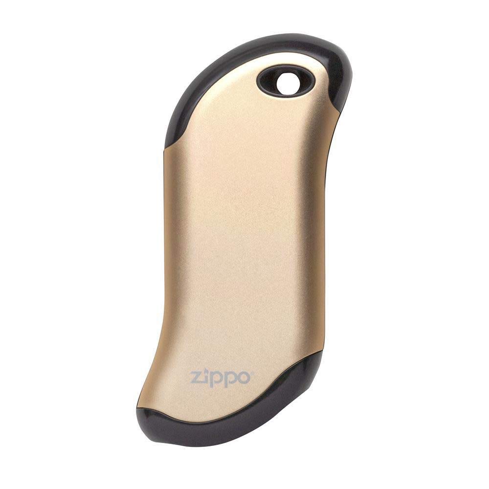 Zippo Champagne HeatBank 9s Rechargeable Hand Warmer - Portable USB Hand Warmer for Outdoor Activities, Camping, Hiking & Winter Sports
