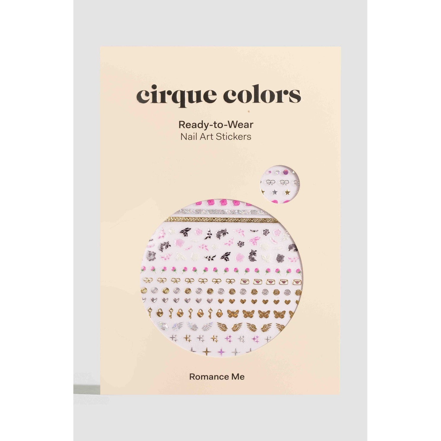 Cirque Colors Ready To Wear Nail Art Stickers - Romance Me Collection | Easy DIY Nail Designs for Parties, Weddings & Special Occasions